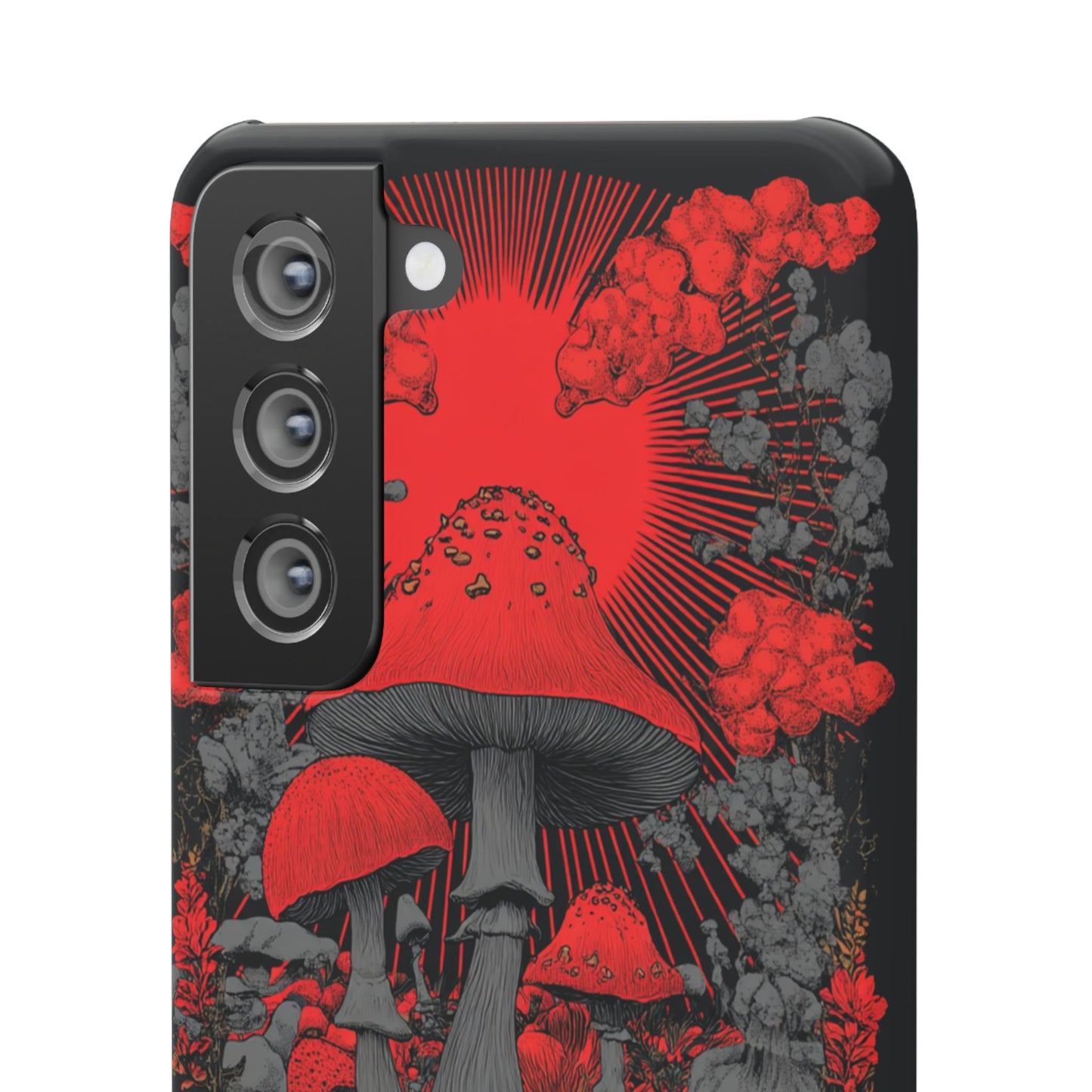 Fantasy Mushroom Snap Case Custom Phone Cover for iPhone and Samsung Mate and Glossy Avvialable