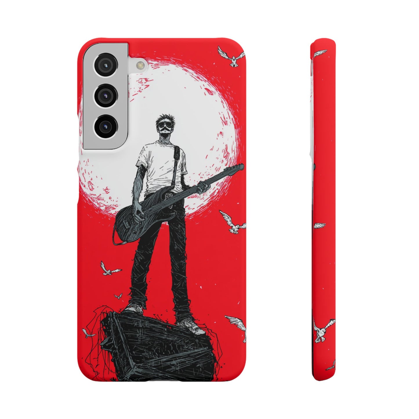 Rock & Roll Snap Cases - Music Lover's Phone Protection, Edgy Art, Gift for Guitarists, Cool Accessory for Teens