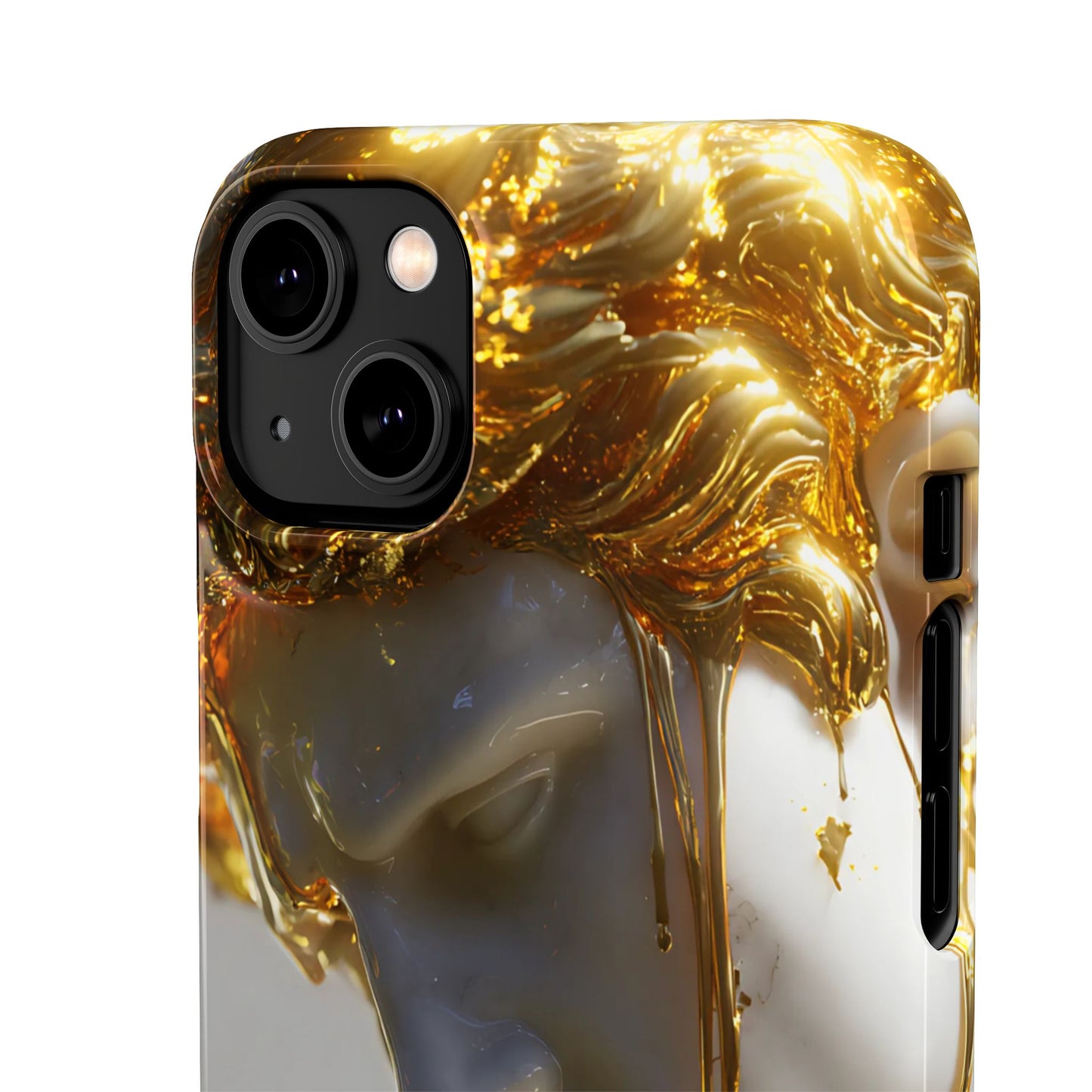 Gold Goddess Art Snap Case, Artistic Phone Cover, Unique Phone Accessory, Gift for Art Lovers, Stylish Protection