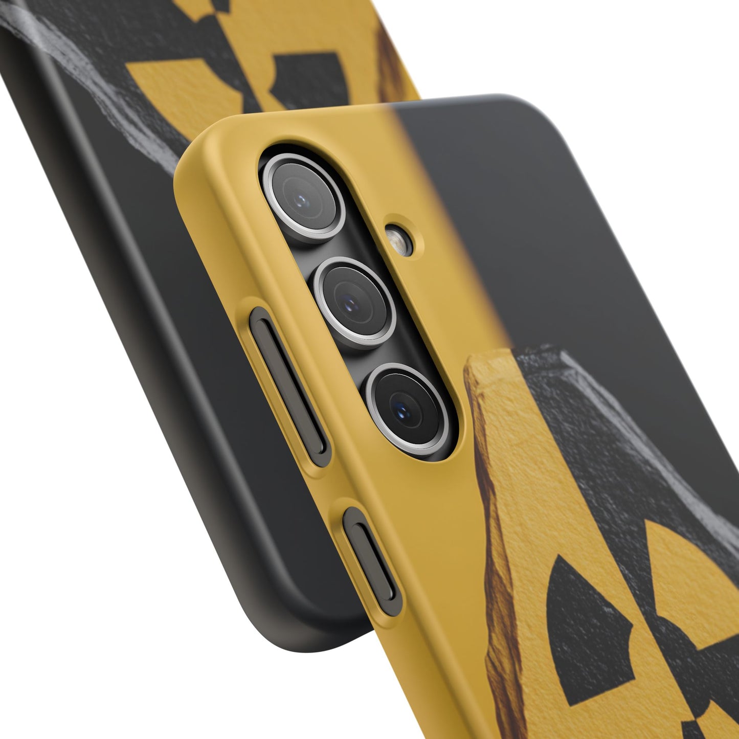 Bold Graphic Snap Case, Radiation Symbol Phone Cover, Trendy Phone Accessory, Unique Gift for Tech Lovers, Stylish Mobile Case