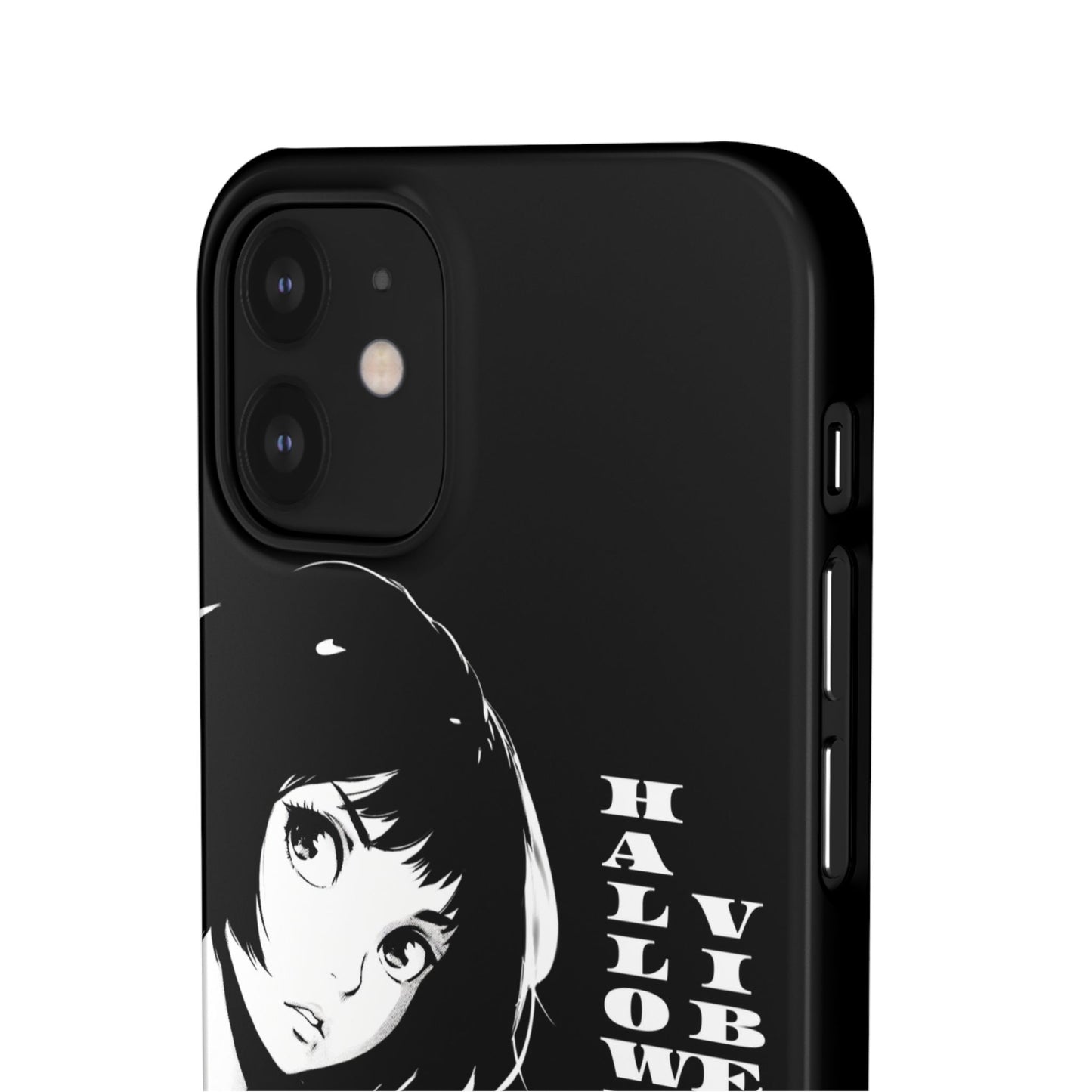 Halloween Vibes Snap Case Black and White Protective Phone Cover for iPhone and Samsung