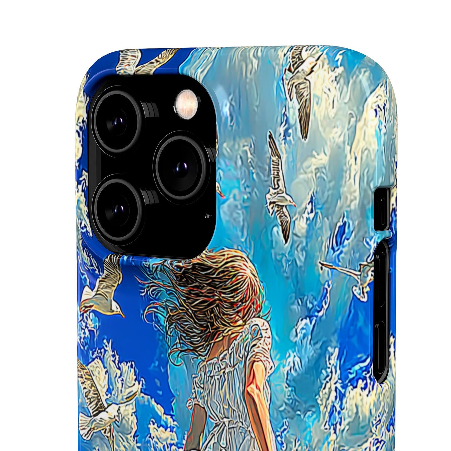 Dreamy Seaside Snap Case, Ocean Waves Phone Cover, Summer Vibe Gift, Cute Aesthetic Accessory, Beach Lover Case