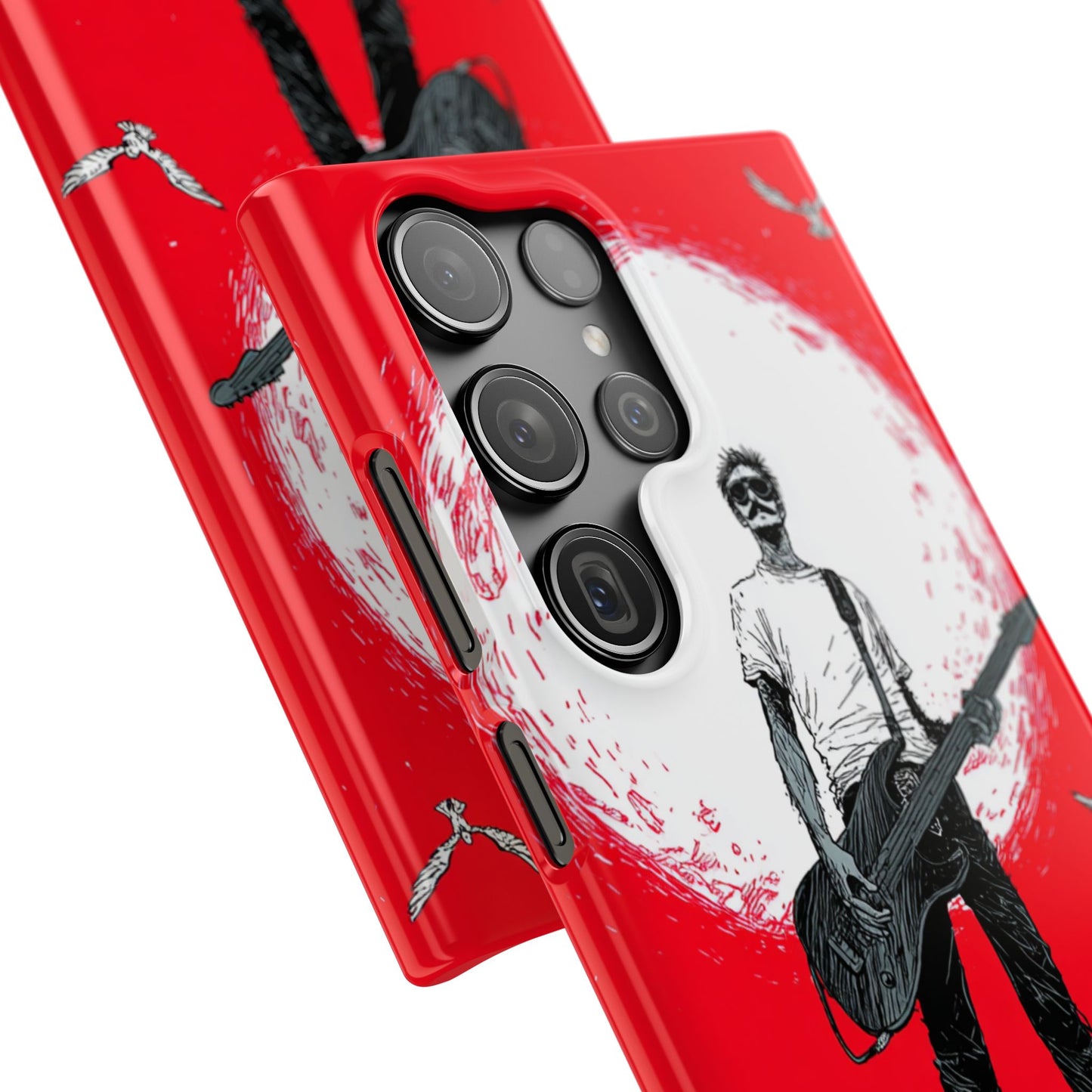 Rock & Roll Snap Cases - Music Lover's Phone Protection, Edgy Art, Gift for Guitarists, Cool Accessory for Teens