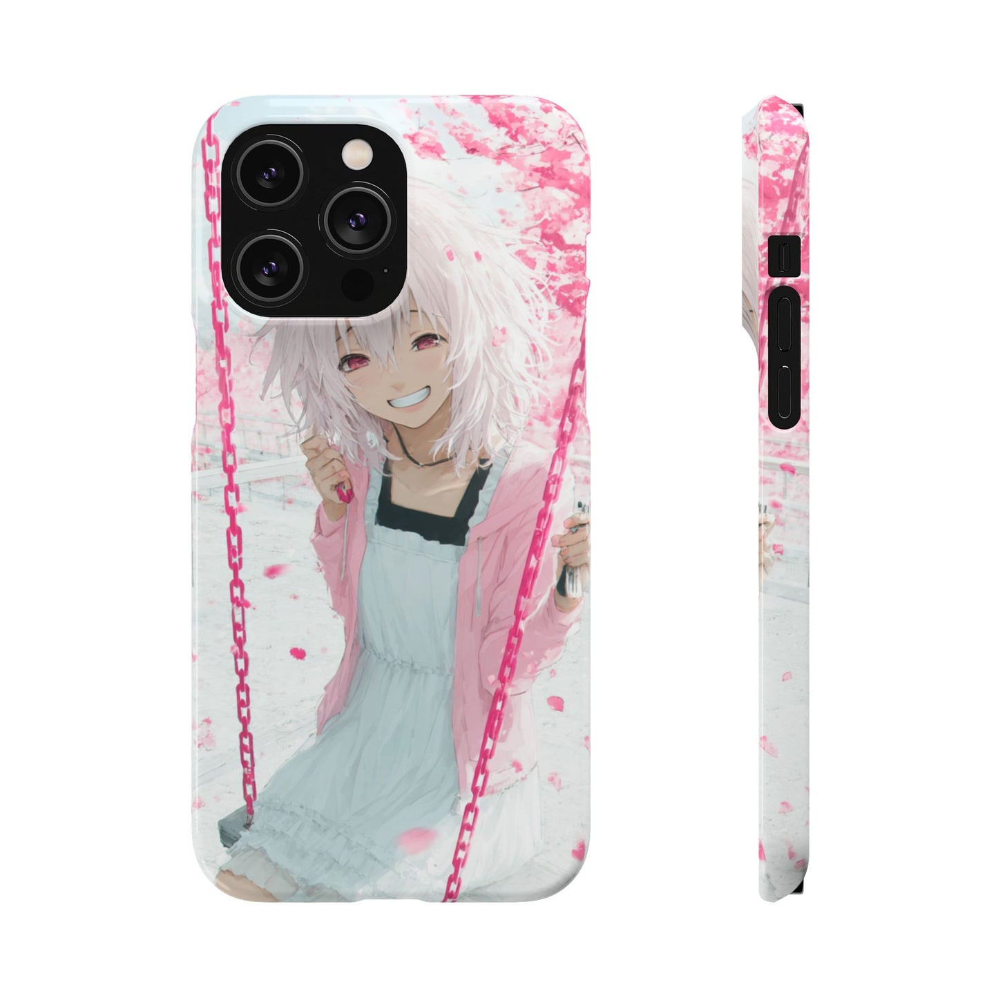Anime Character Snap Cases for Phone, Cute Aesthetic Phone Cover, Gifts for Otaku, Floral Design, Unique Phone Cases