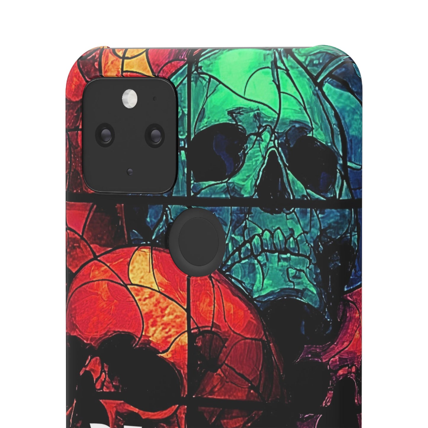 Halloween Custom Requiem Skull Snap Case Phone Cover for iPhone and Samsung