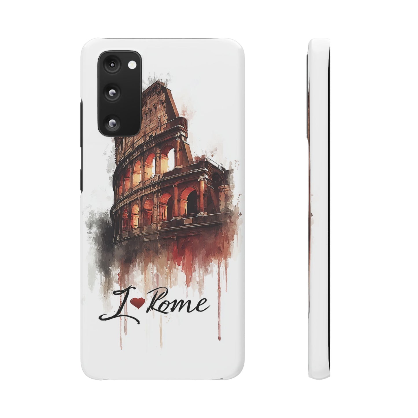 I Love Rome Snap Cases, Urban Phone Covers, Travel Accessories, Gift for Travelers, City Love Merch