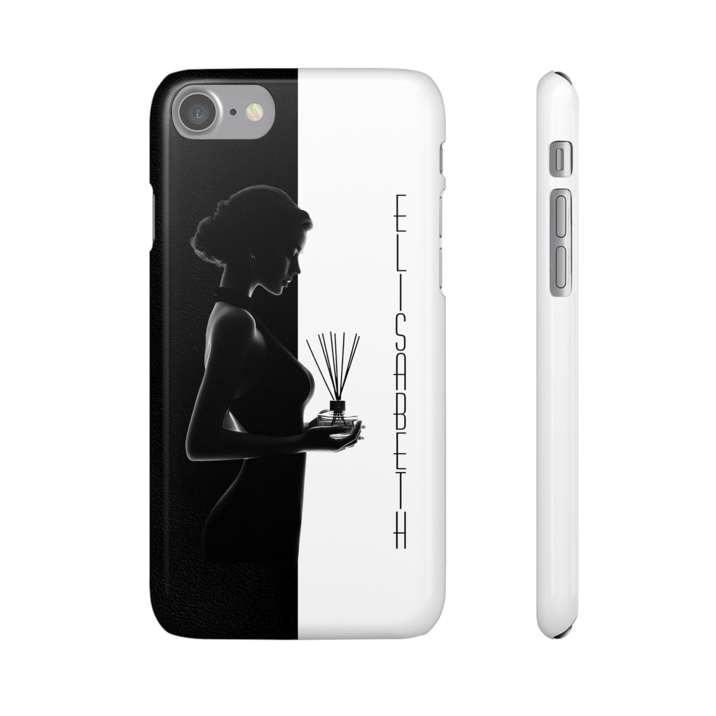Custom Black and White Snap Case for Women Phone Cover for iPhone and Samsung