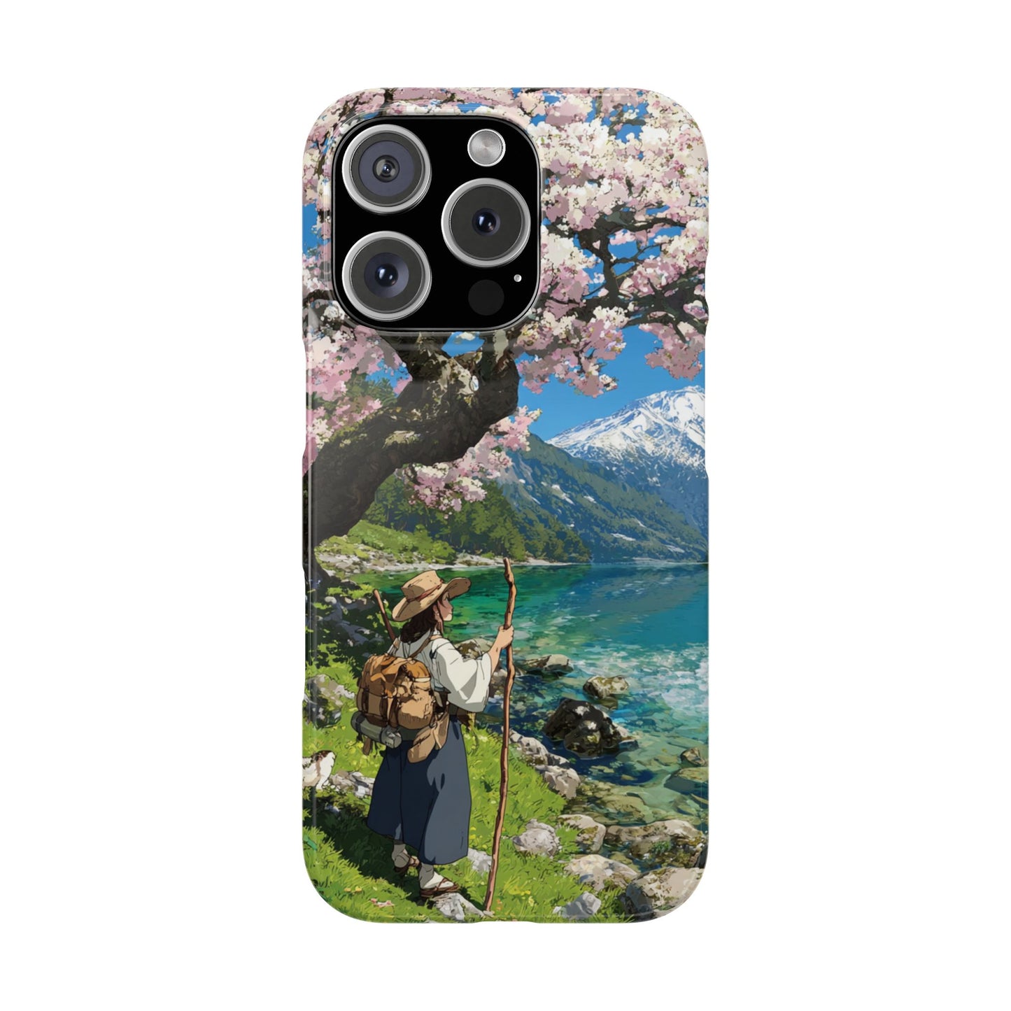 Nature-Inspired Snap Cases for Phone Protection, Floral Phone Covers, Cherry Blossom Aesthetic, Gifts for Nature Lovers, Spring Accessories