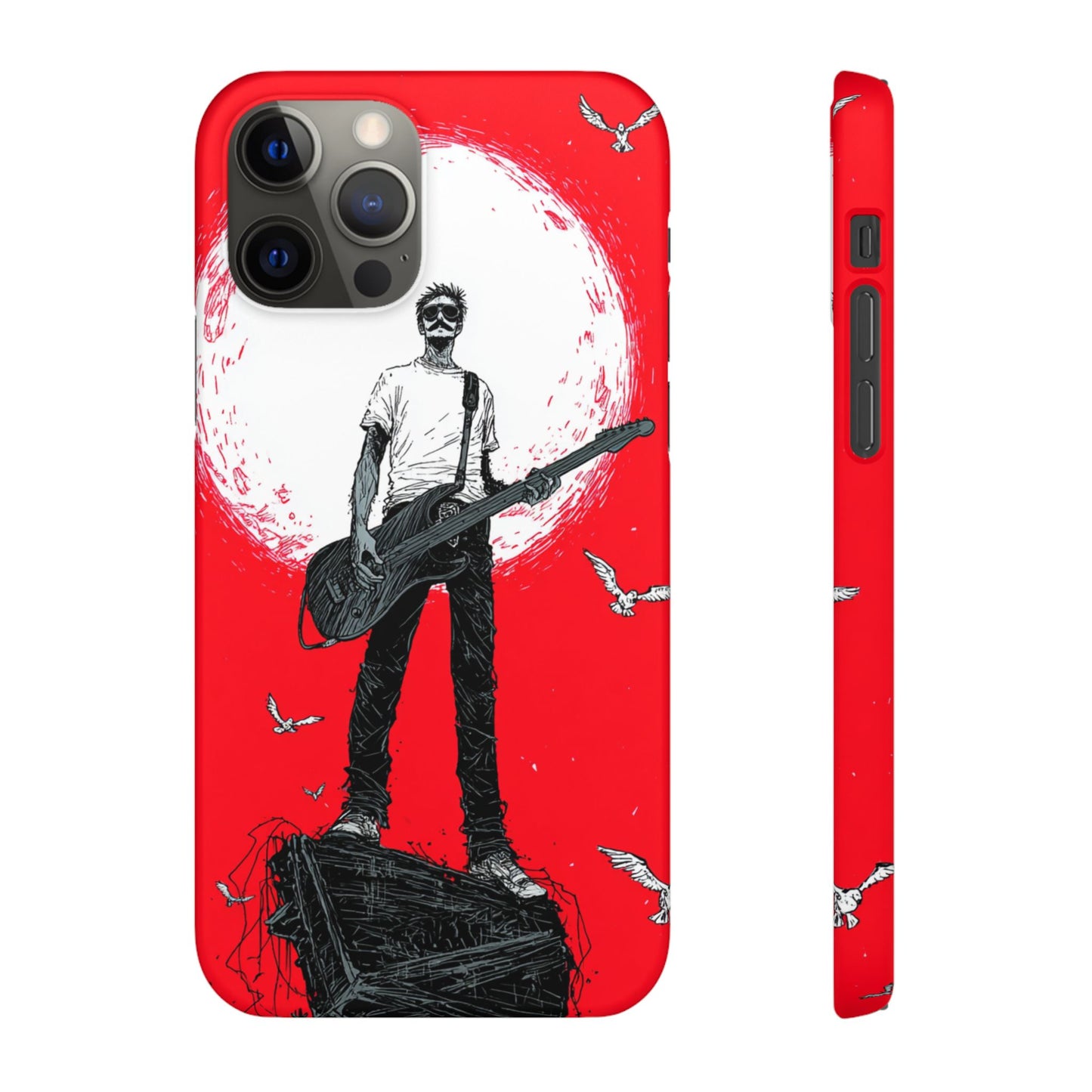 Rock & Roll Snap Cases - Music Lover's Phone Protection, Edgy Art, Gift for Guitarists, Cool Accessory for Teens