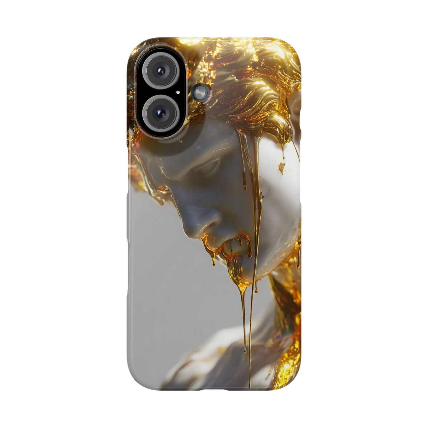 Gold Goddess Art Snap Case, Artistic Phone Cover, Unique Phone Accessory, Gift for Art Lovers, Stylish Protection
