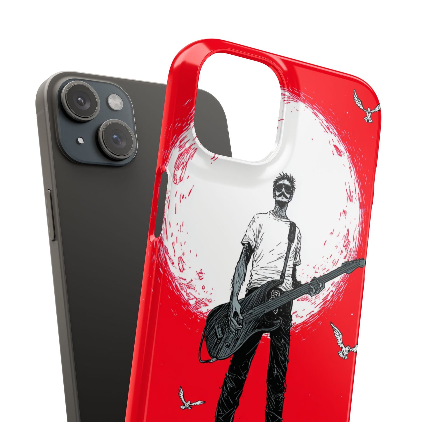 Rock & Roll Snap Cases - Music Lover's Phone Protection, Edgy Art, Gift for Guitarists, Cool Accessory for Teens