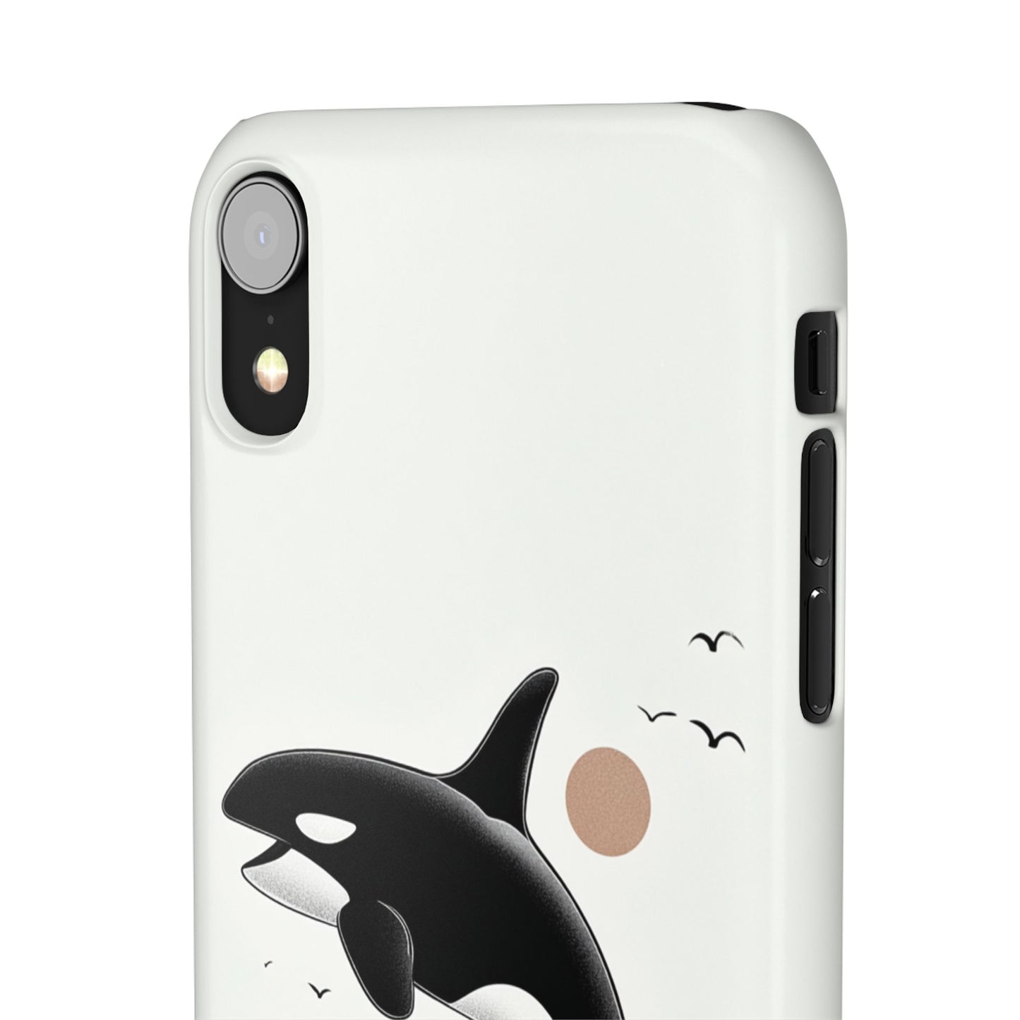 Whale Splash Phone Case | Ocean Lover Gift, Marine Art, Snap Cases, Cute Whale Design, Custom Phone Accessories