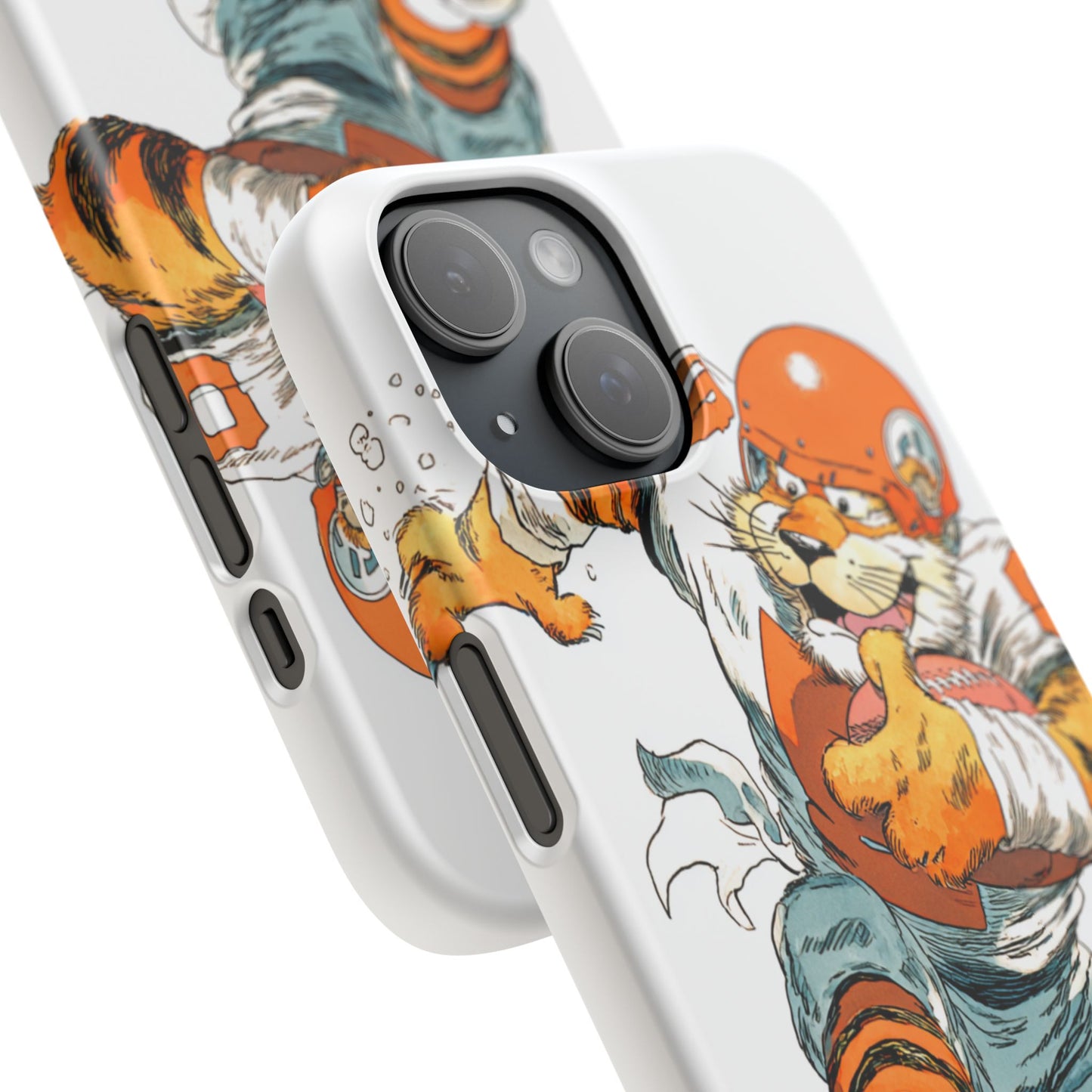 Cincinnati Bengals Snap Cases, Football Fans Phone Case, Tiger Cartoon Art Design, Football Lover Gift, Protective Phone Cover