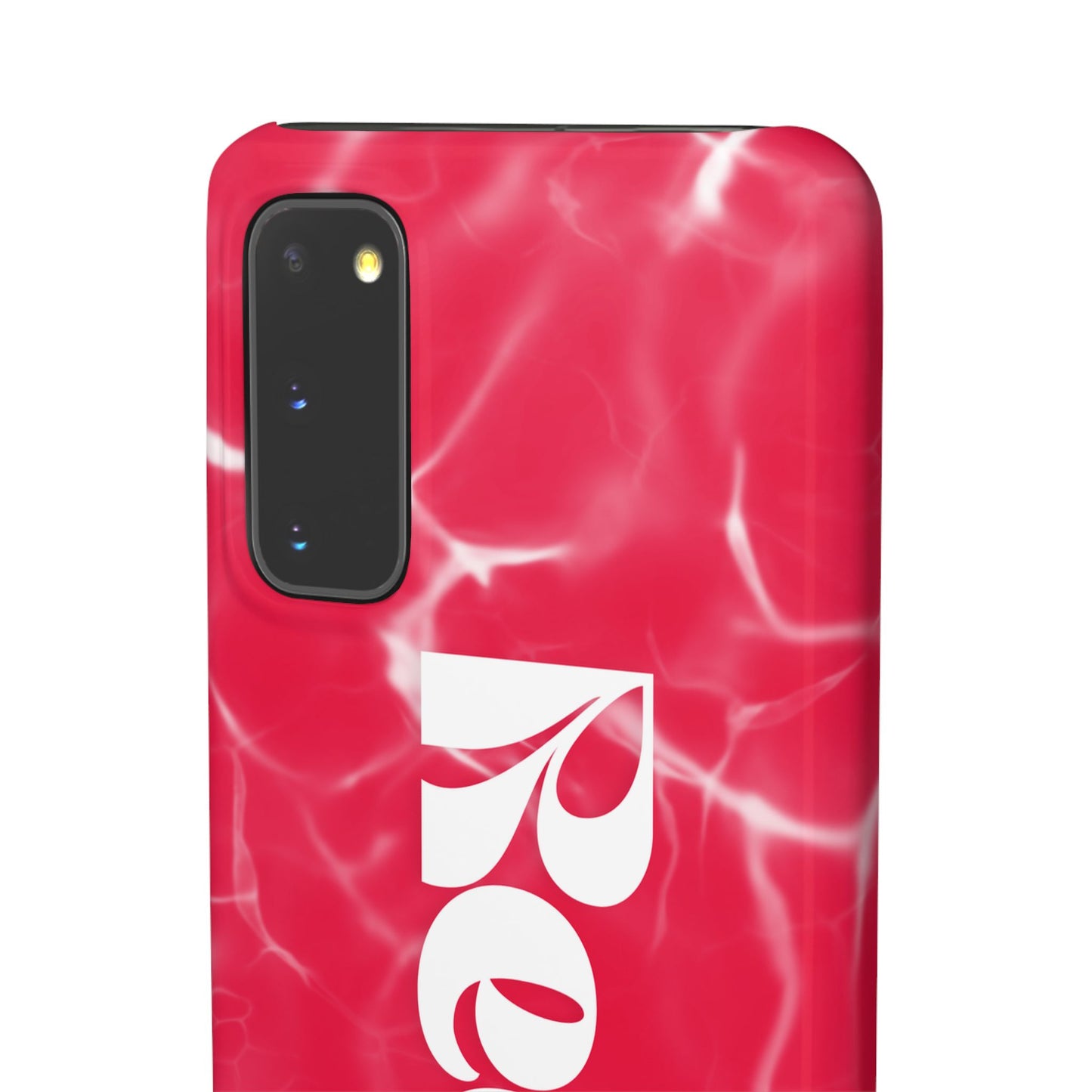Vibrant Red Snap Case for iPhone, Trendy Phone Cover, Gift for Her, Summer Accessory, Stylish Tech Protection
