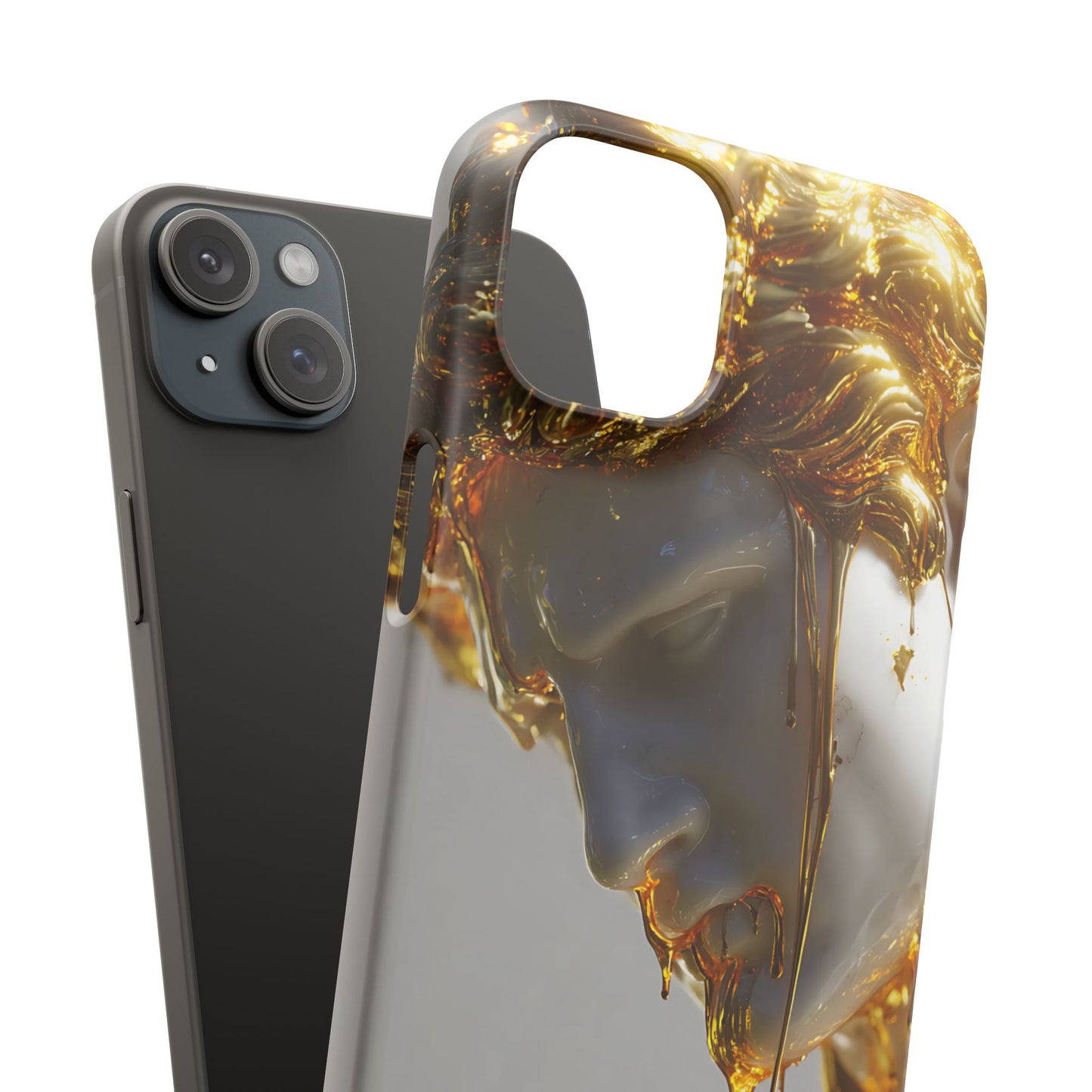 Gold Goddess Art Snap Case, Artistic Phone Cover, Unique Phone Accessory, Gift for Art Lovers, Stylish Protection