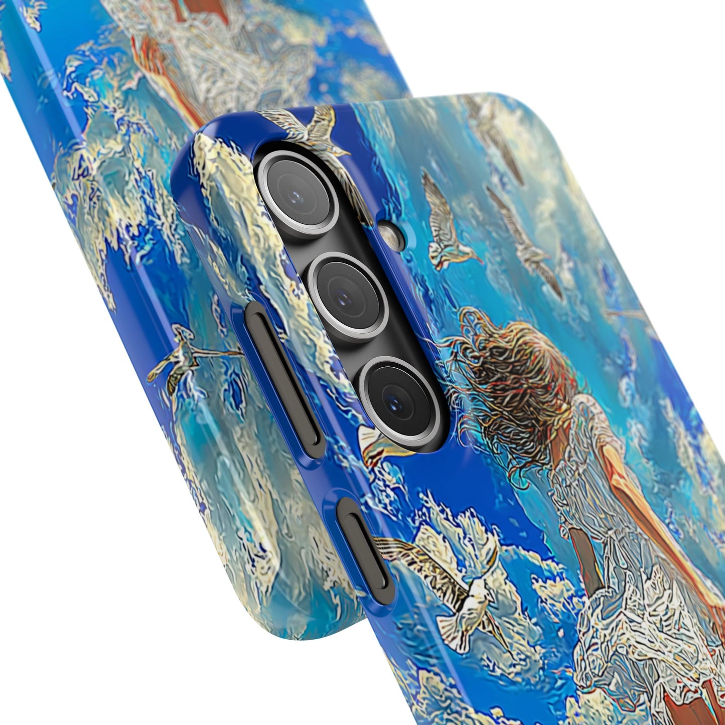Dreamy Seaside Snap Case, Ocean Waves Phone Cover, Summer Vibe Gift, Cute Aesthetic Accessory, Beach Lover Case