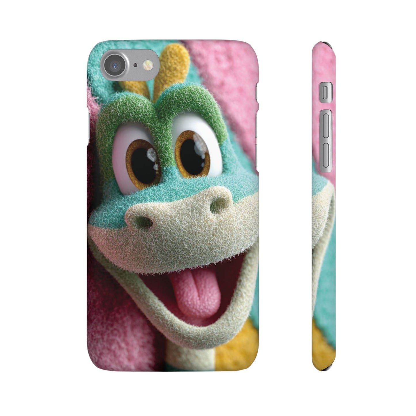 Fun Dino Snap Case for Kids | Cute Phone Cover | Colorful Mobile Accessory | Birthday Gift | Child's Tech Style
