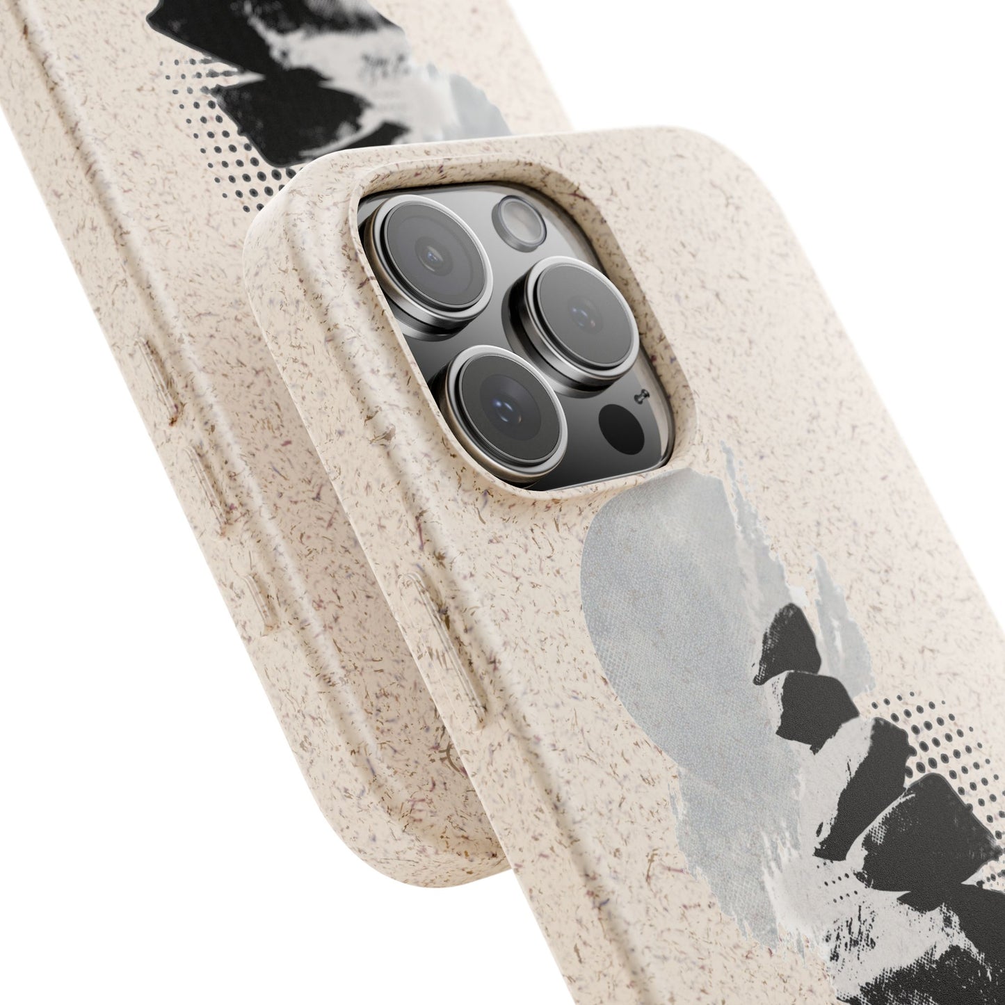 Biodegradable Plastic Free Phone Case Minimalistic Cairn Design Suitable For Iphones And Samsungs