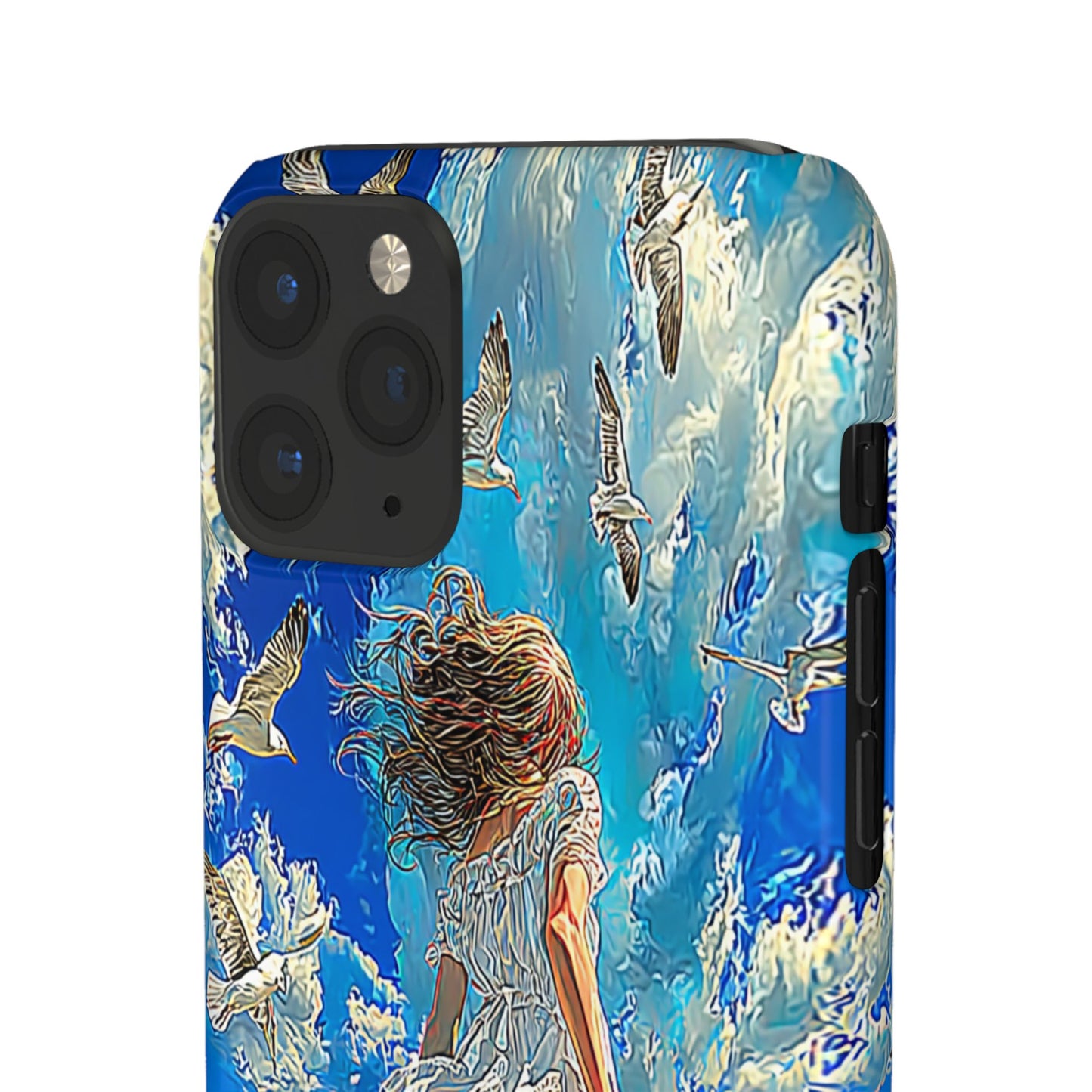Dreamy Seaside Snap Case, Ocean Waves Phone Cover, Summer Vibe Gift, Cute Aesthetic Accessory, Beach Lover Case