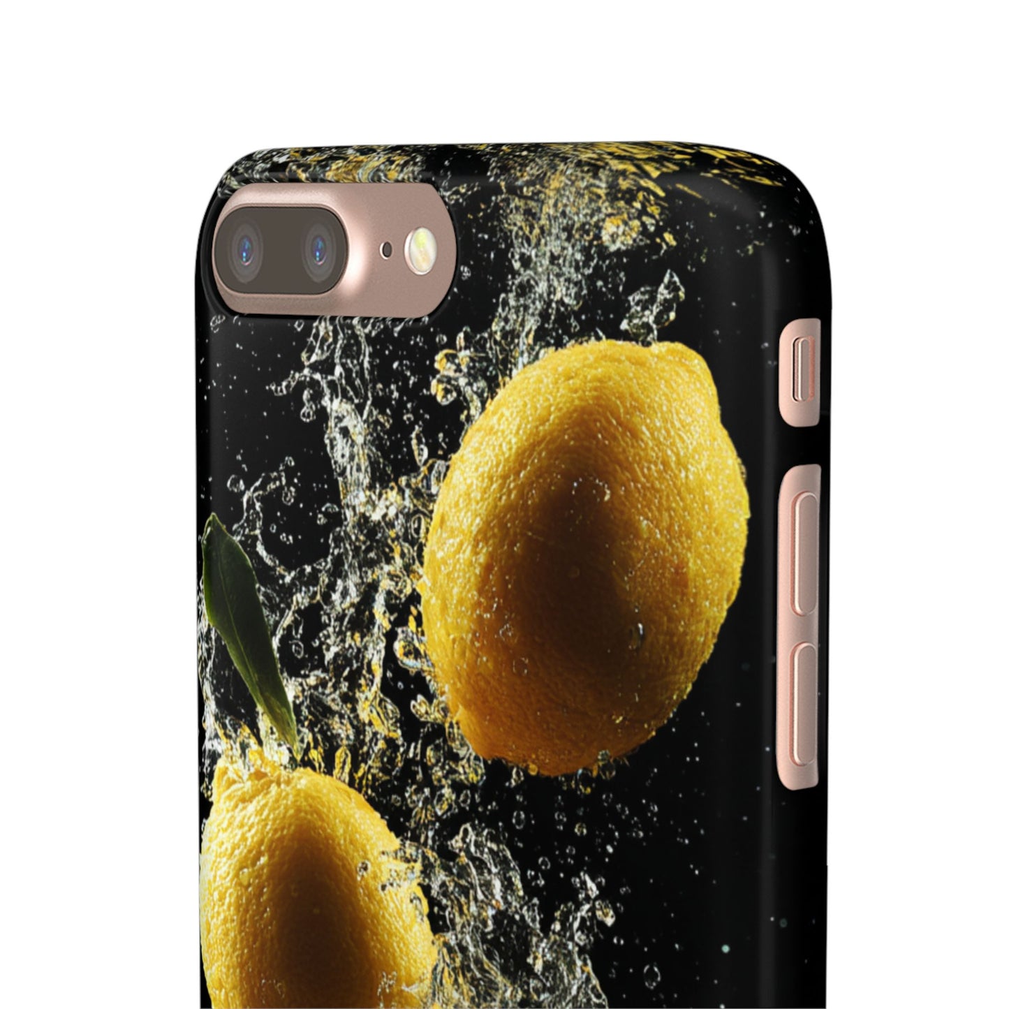 Lemon Splash Phone Case - Vibrant Snap Case, Fruit Lover Gift, Summer Vibes, Kitchen Decor, Unique Phone Accessories