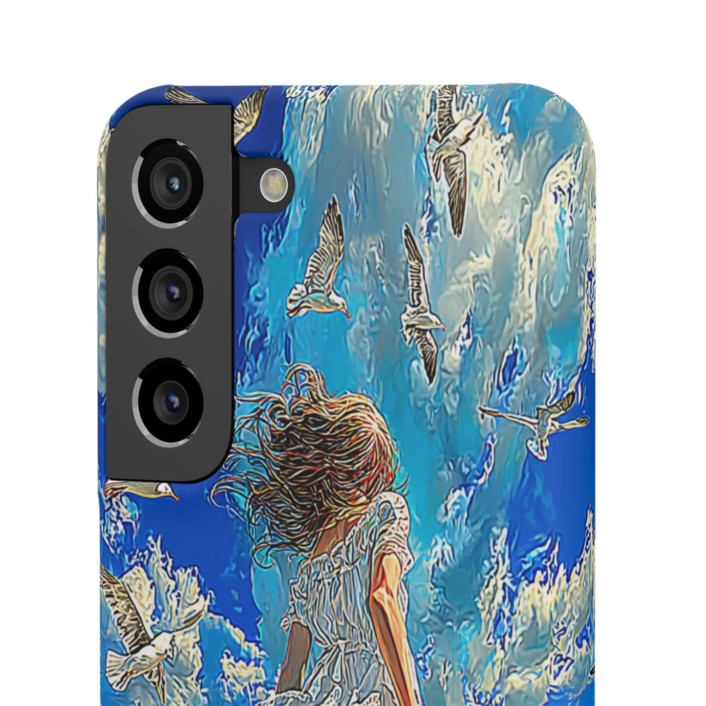 Dreamy Seaside Snap Case, Ocean Waves Phone Cover, Summer Vibe Gift, Cute Aesthetic Accessory, Beach Lover Case