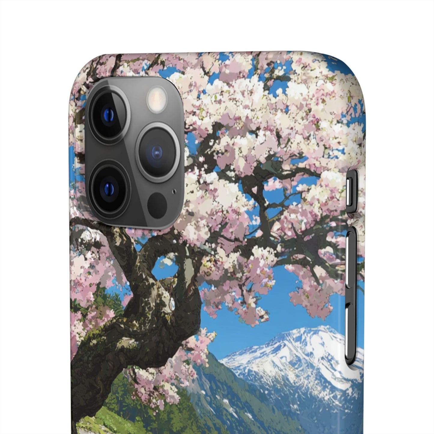 Nature-Inspired Snap Cases for Phone Protection, Floral Phone Covers, Cherry Blossom Aesthetic, Gifts for Nature Lovers, Spring Accessories