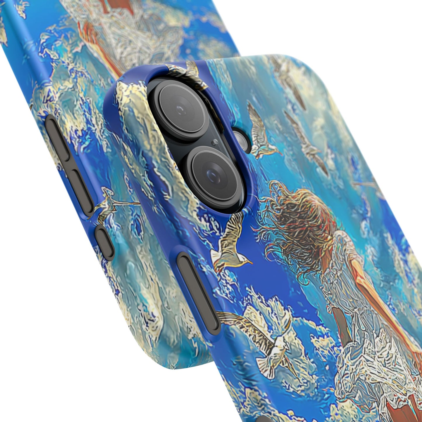 Dreamy Seaside Snap Case, Ocean Waves Phone Cover, Summer Vibe Gift, Cute Aesthetic Accessory, Beach Lover Case