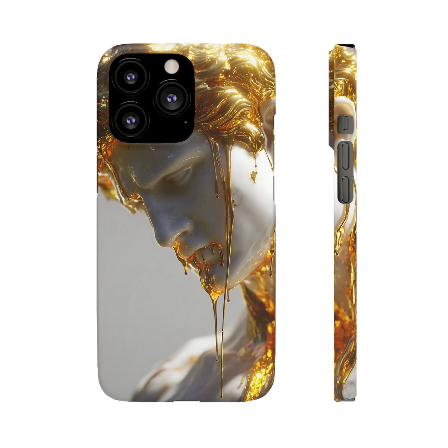 Gold Goddess Art Snap Case, Artistic Phone Cover, Unique Phone Accessory, Gift for Art Lovers, Stylish Protection