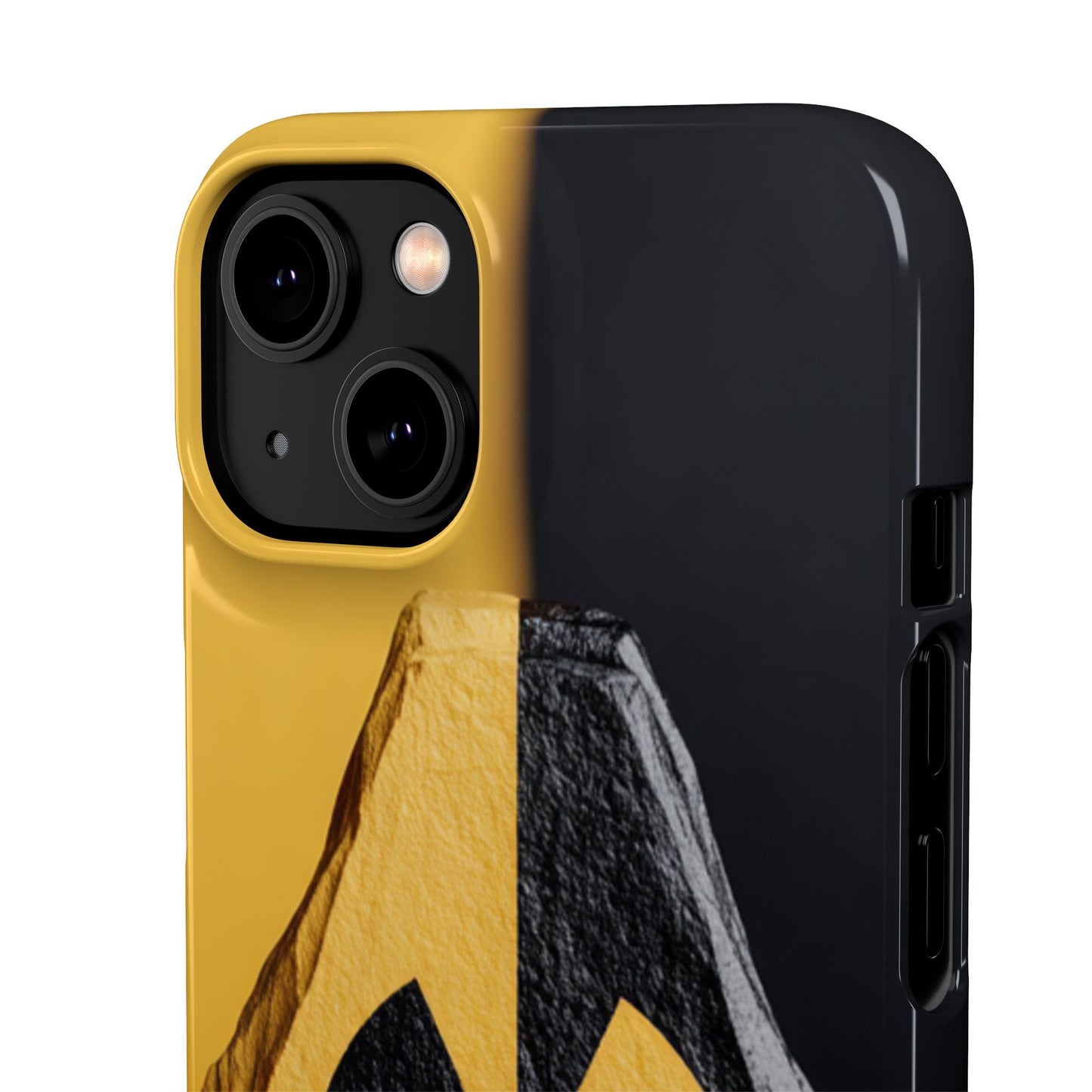 Bold Graphic Snap Case, Radiation Symbol Phone Cover, Trendy Phone Accessory, Unique Gift for Tech Lovers, Stylish Mobile Case