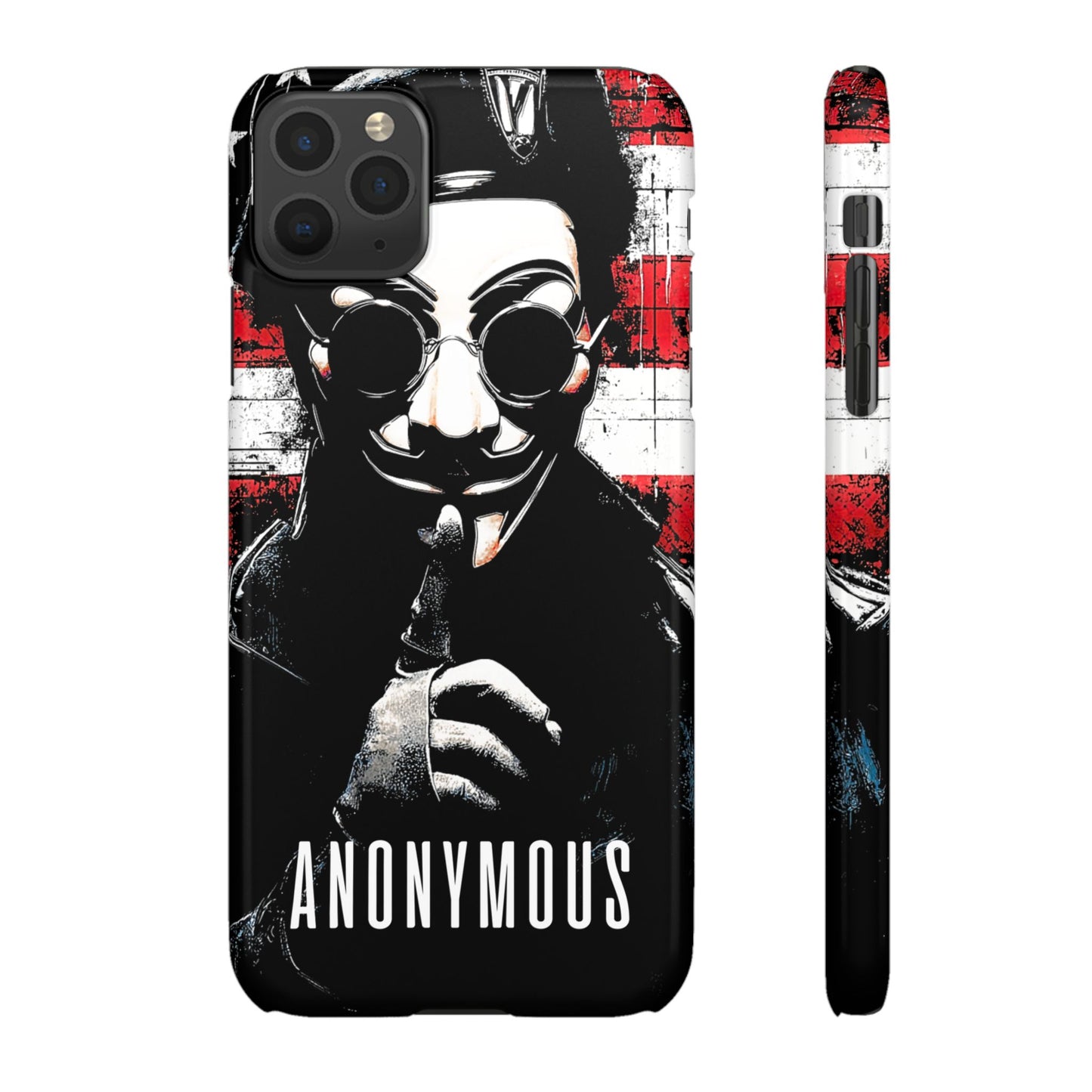 Anonimous & Guy Fawkes Art Snap Case and Protective Phone Cover For iPhone and Samsung