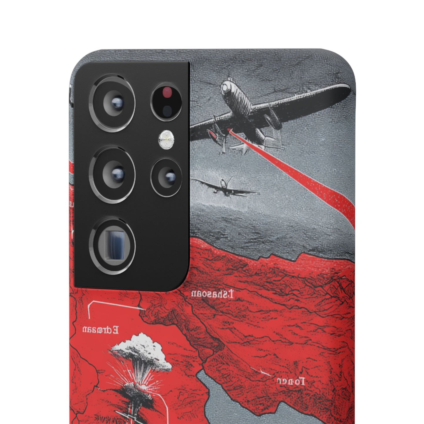 Bold Graphic Snap Case with Dramatic Design, Unique Phone Cover, Artistic Protection for iPhone, Trendy Gadget Gift, Edgy Tech Accessory