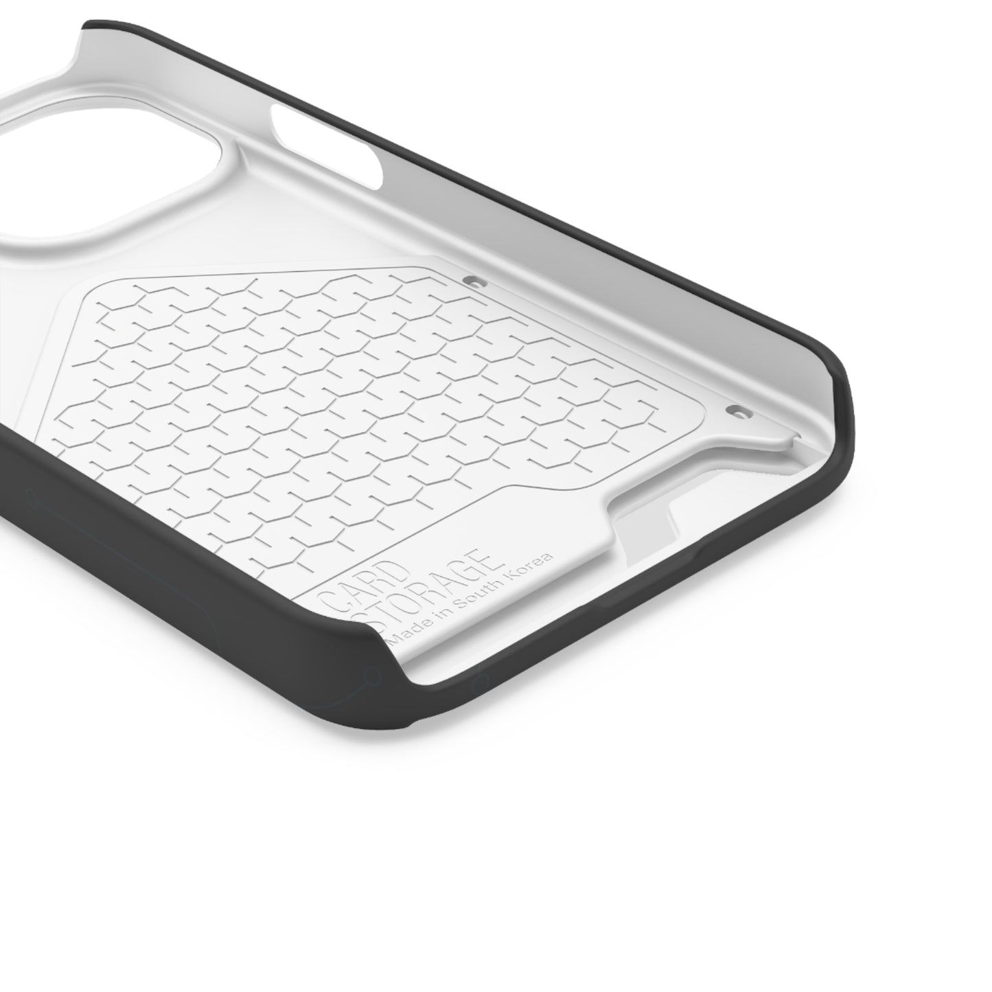 Techy Phone Case with Card Holder, Trendy Gadget Accessory, Cool Gift for Tech Lovers, Phone Protection, Modern Design for Everyday Use