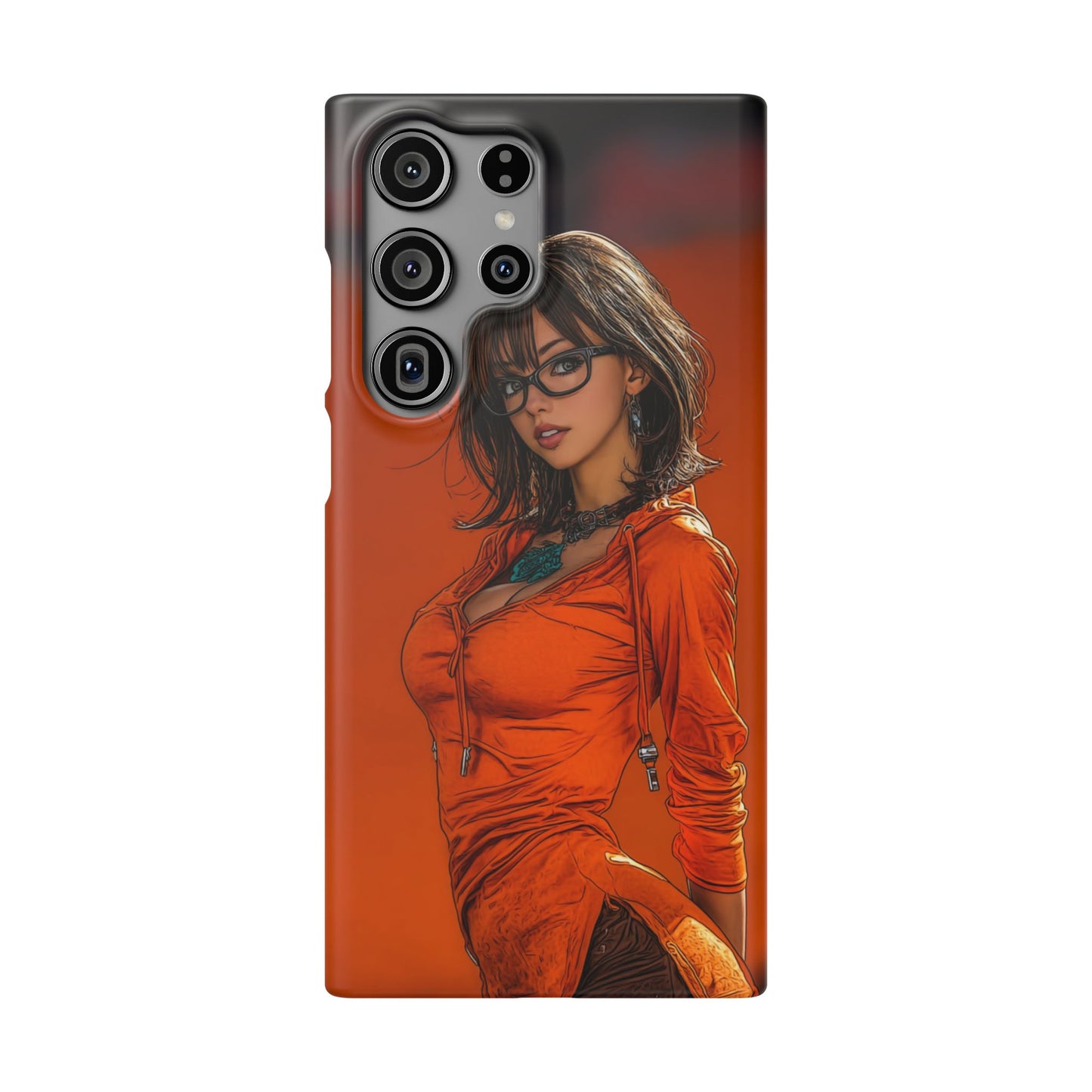 Velma Dinkley Cleveland Browns Fan Snap Cases, Phone Cover, Cartoon Style Art, Custom Case, Protective Shell