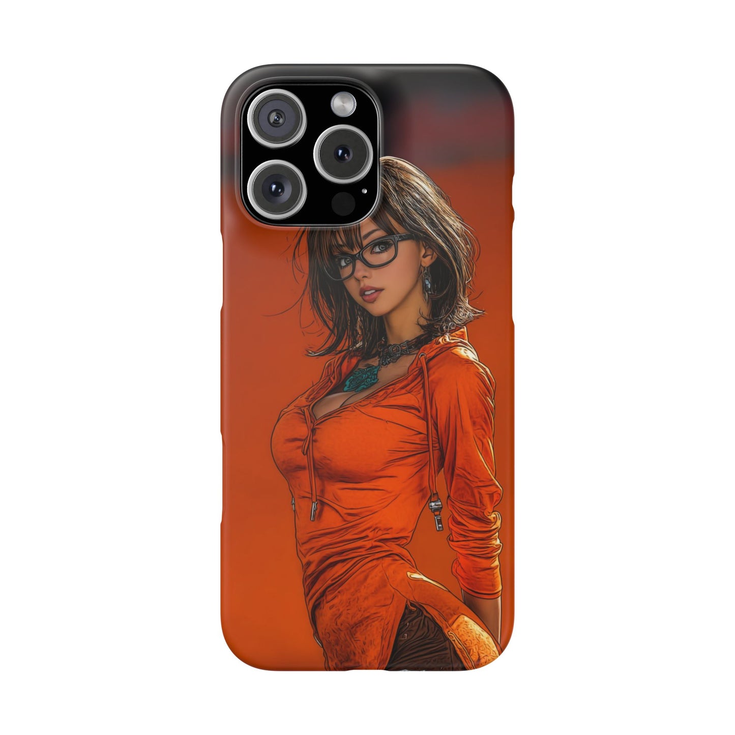 Velma Dinkley Cleveland Browns Fan Snap Cases, Phone Cover, Cartoon Style Art, Custom Case, Protective Shell