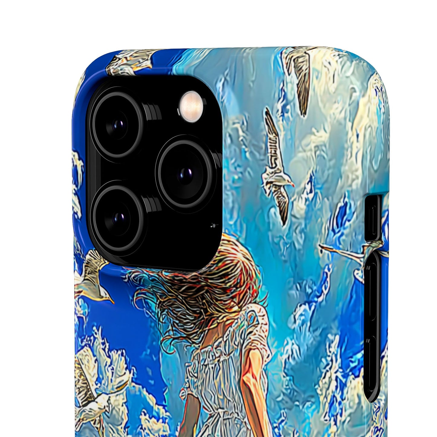 Dreamy Seaside Snap Case, Ocean Waves Phone Cover, Summer Vibe Gift, Cute Aesthetic Accessory, Beach Lover Case