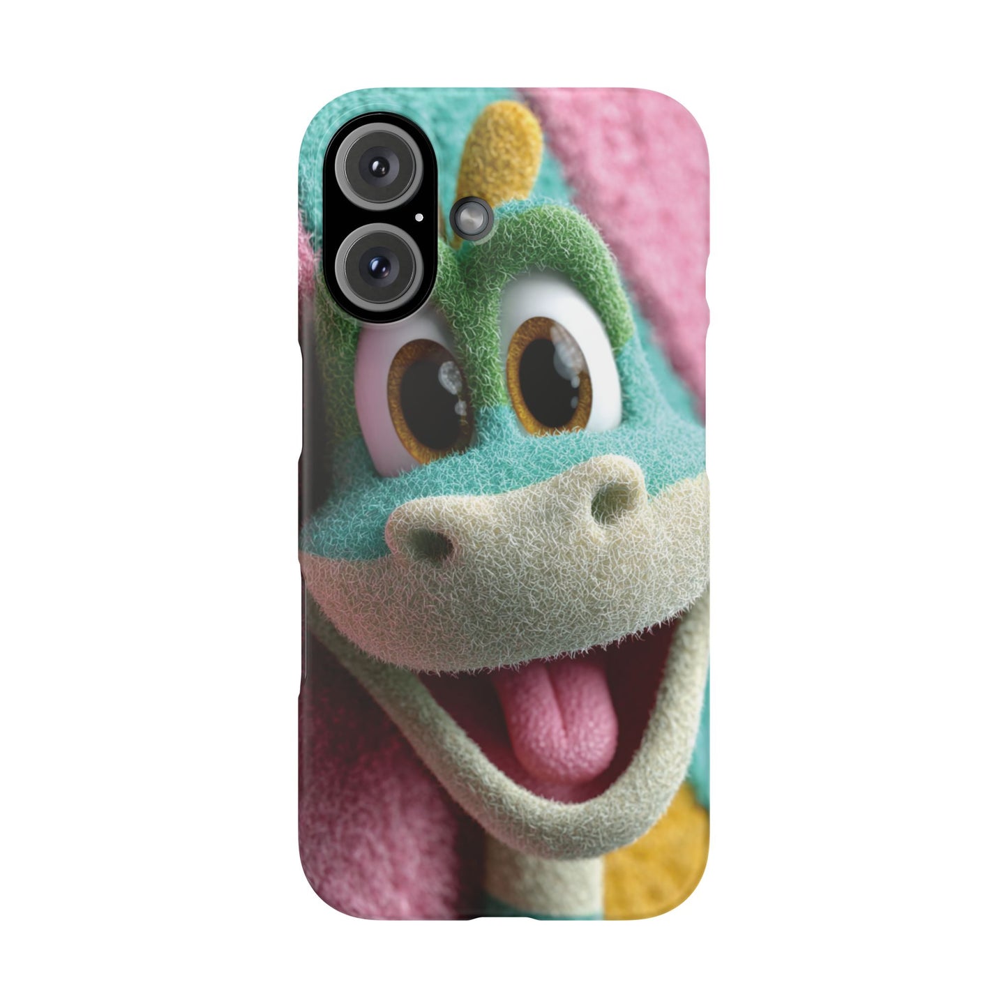 Fun Dino Snap Case for Kids | Cute Phone Cover | Colorful Mobile Accessory | Birthday Gift | Child's Tech Style
