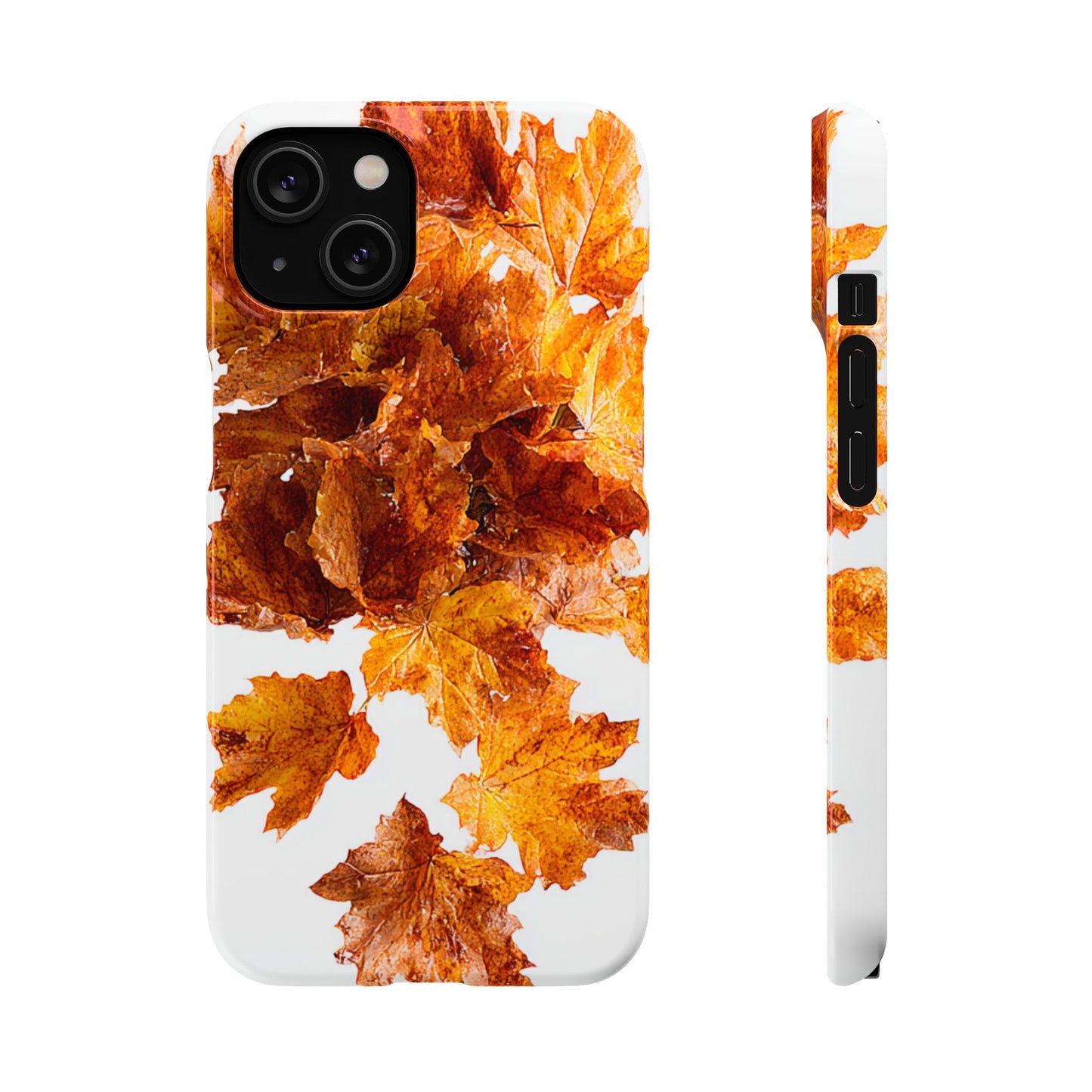 Autumn Leaf Phone Case | Fall Snap Cases, Phone Accessories, Nature Lover Gift, Seasonal Decor, Cozy Fall Vibes