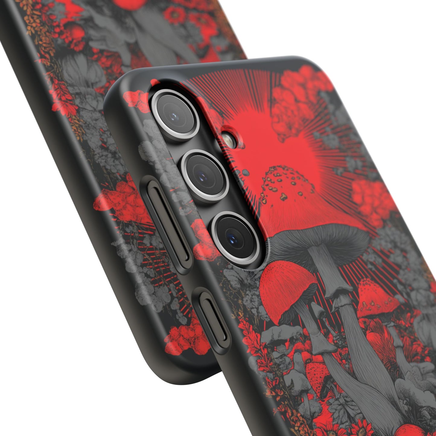 Fantasy Mushroom Snap Case Custom Phone Cover for iPhone and Samsung Mate and Glossy Avvialable