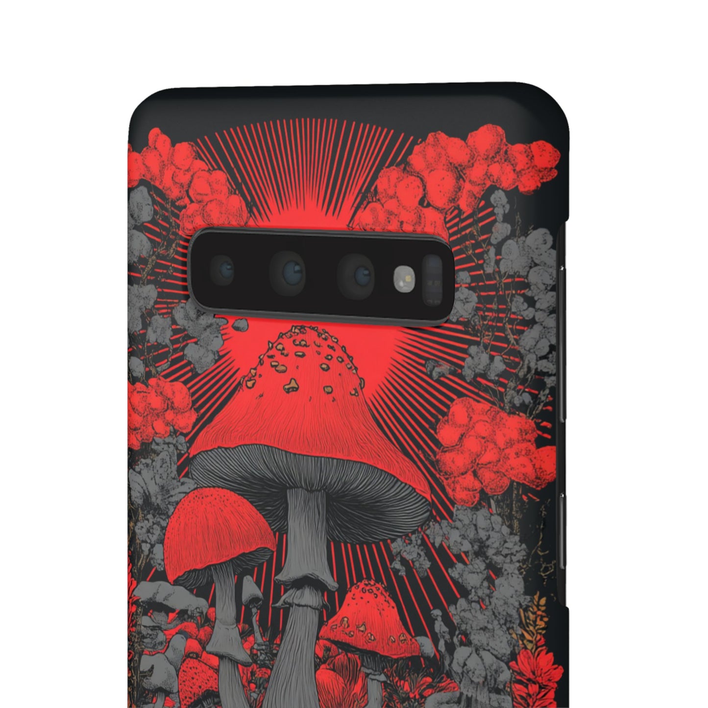 Fantasy Mushroom Snap Case Custom Phone Cover for iPhone and Samsung Mate and Glossy Avvialable