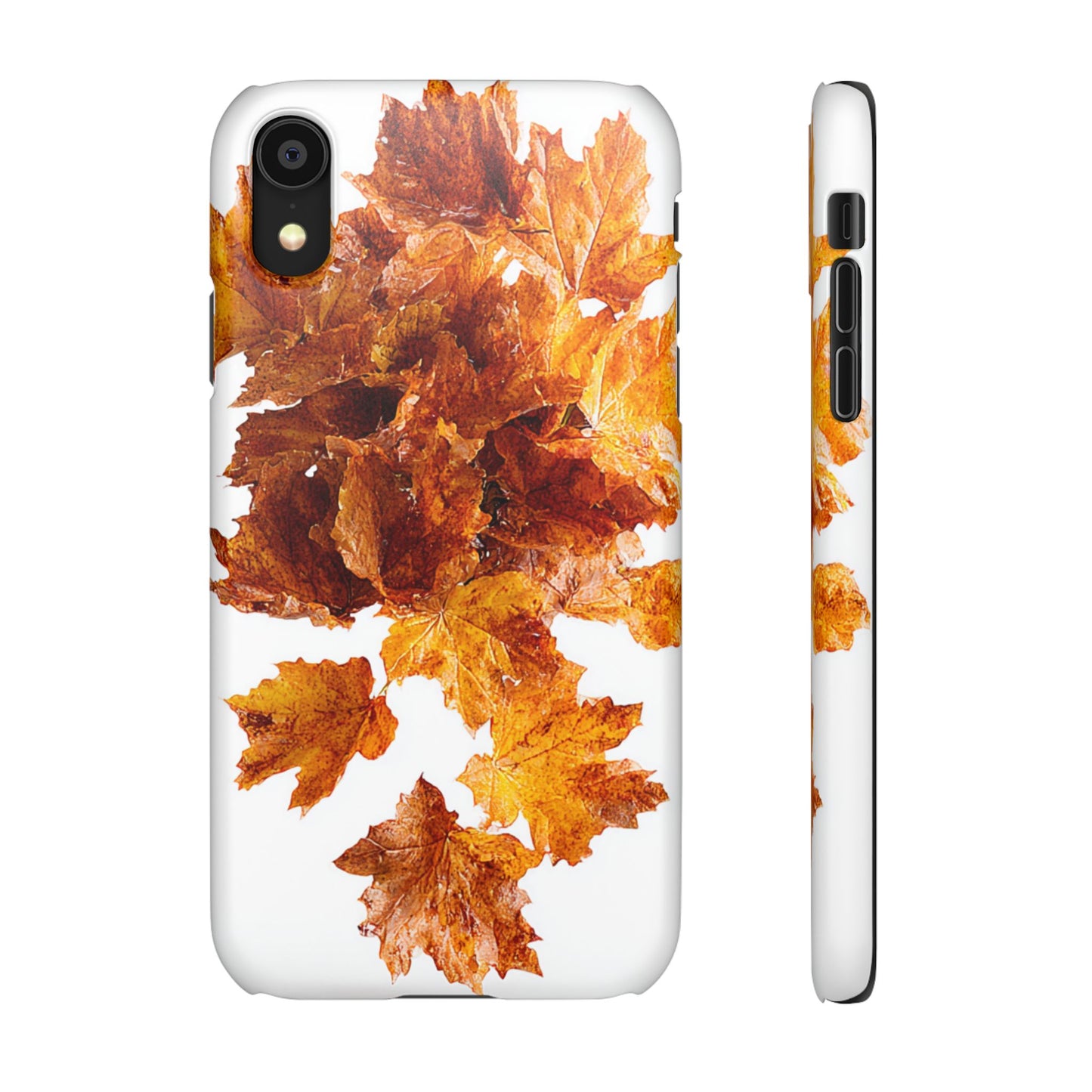 Autumn Leaf Phone Case | Fall Snap Cases, Phone Accessories, Nature Lover Gift, Seasonal Decor, Cozy Fall Vibes