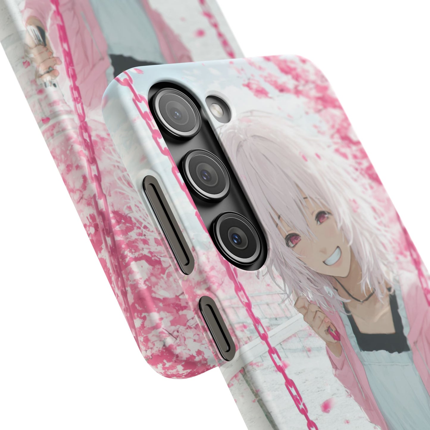 Anime Character Snap Cases for Phone, Cute Aesthetic Phone Cover, Gifts for Otaku, Floral Design, Unique Phone Cases