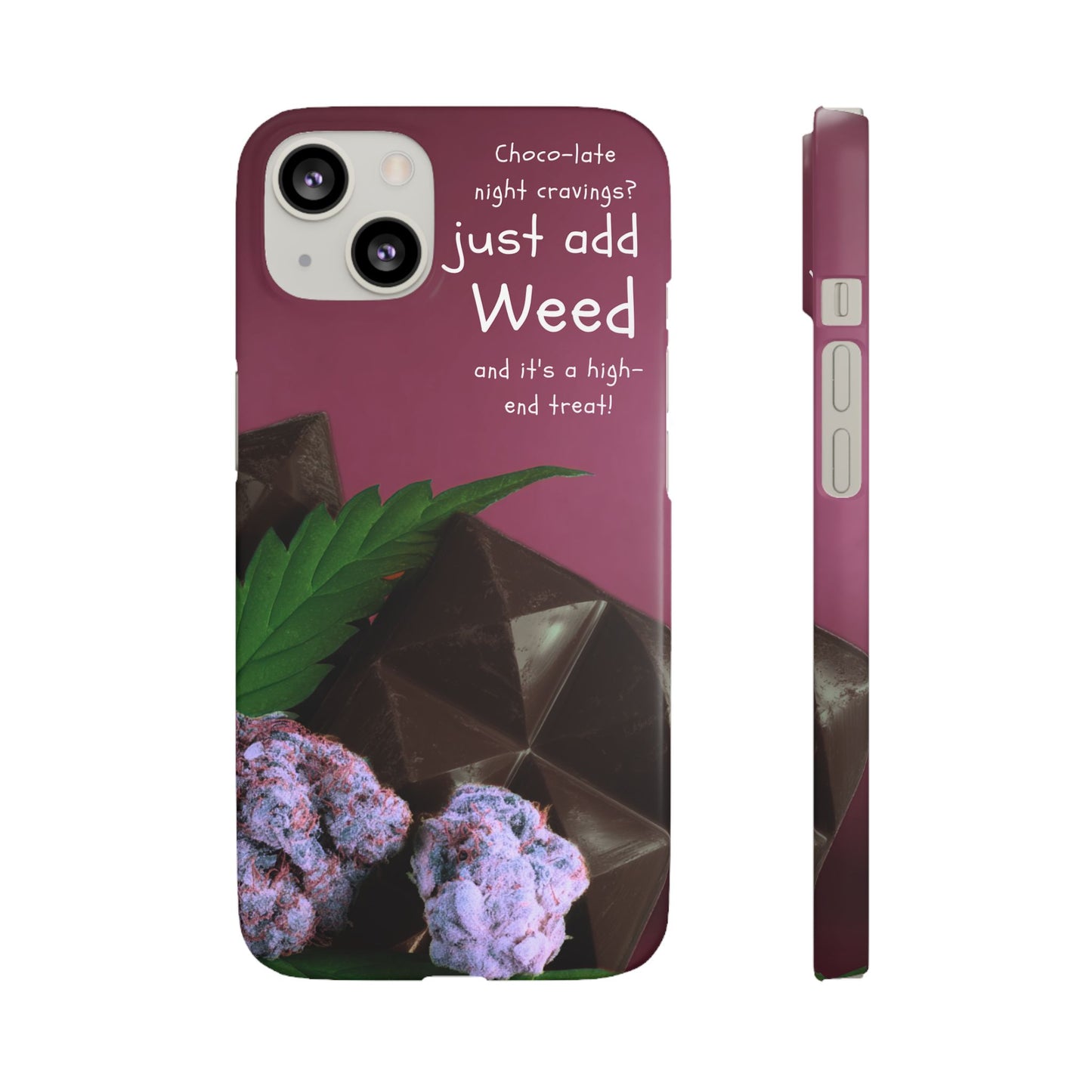 High-End Treat Snap Cases for Weed Enthusiasts Iphone and Samsung Phone Cover
