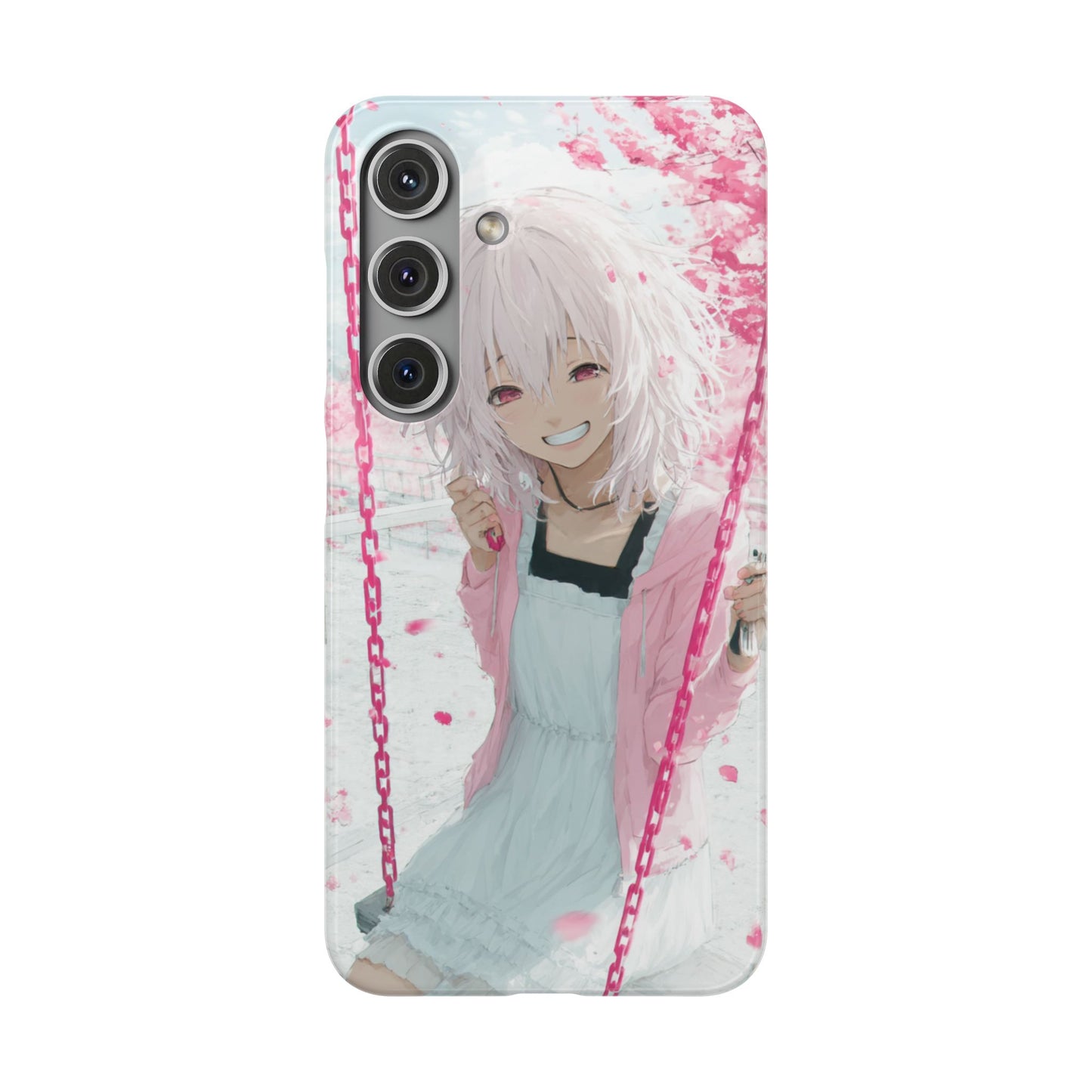 Anime Character Snap Cases for Phone, Cute Aesthetic Phone Cover, Gifts for Otaku, Floral Design, Unique Phone Cases