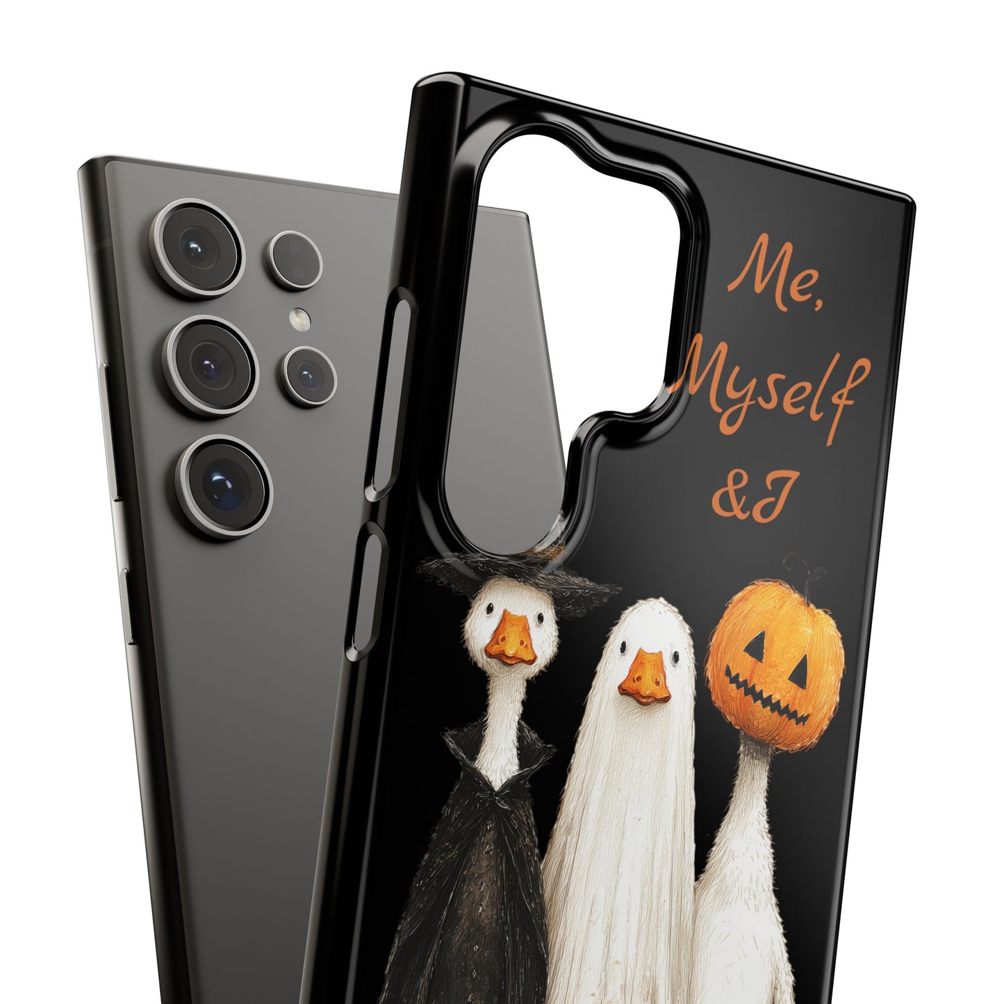 Halloween Goose Snap Case, Funny Goose Phone Case, Fall Accessories, Cute Halloween Gift, Me Myself & I Design