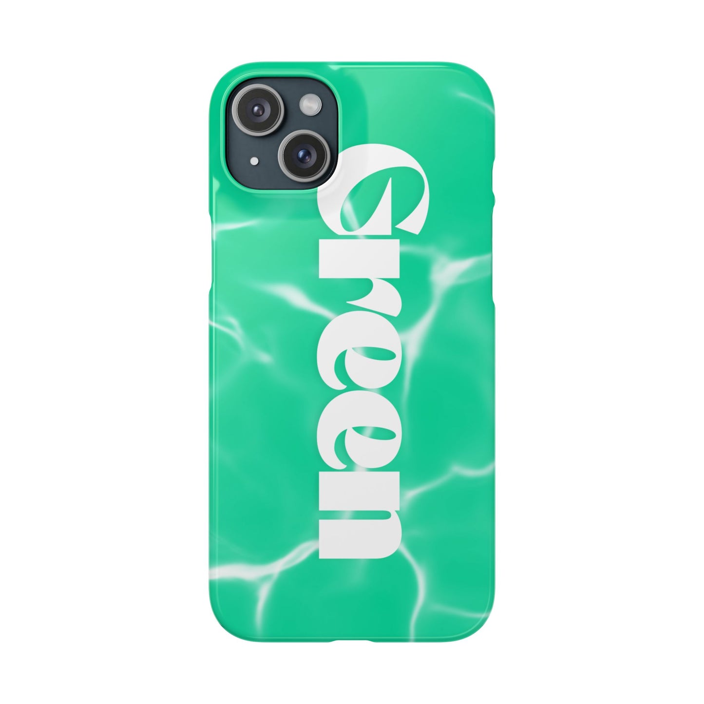 Aqua Pool Vibe Snap Case, Tropical Phone Cover, Summer Accessory, Trendy Gift for Friends, Beach Lover's Essential
