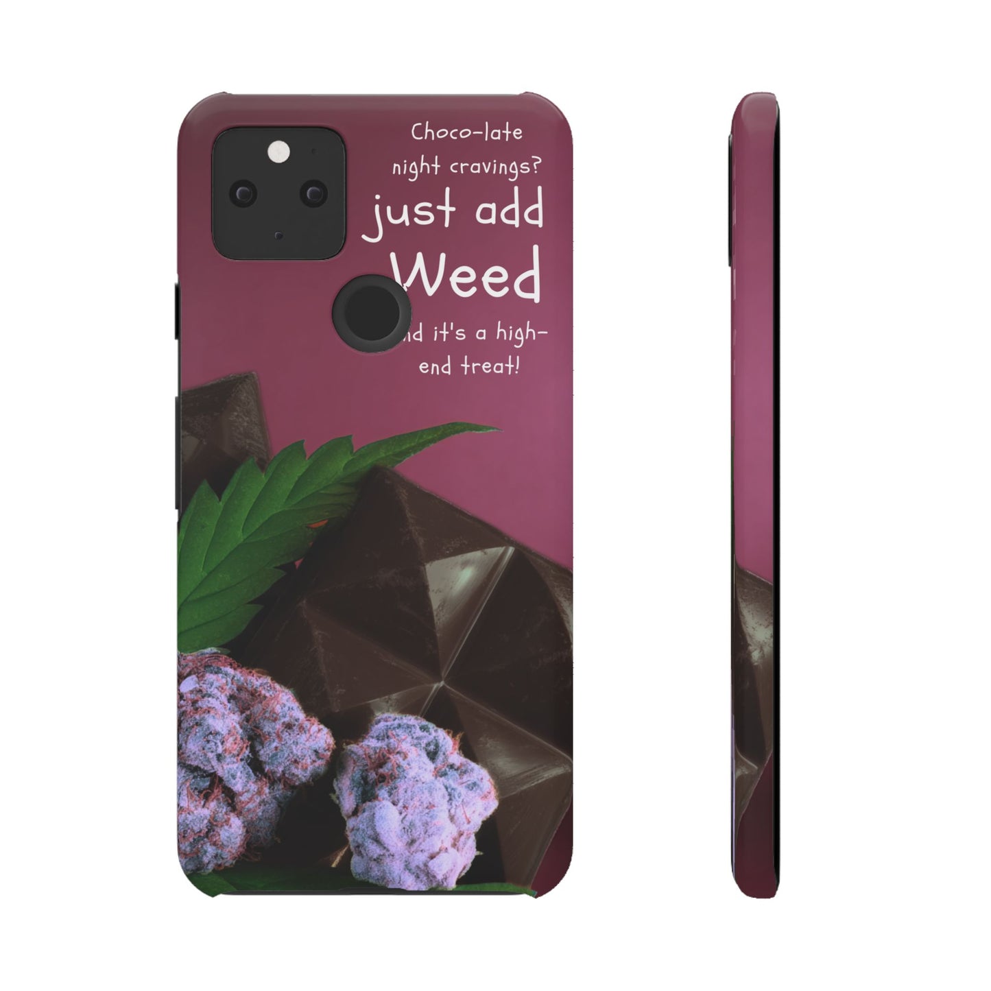 High-End Treat Snap Cases for Weed Enthusiasts Iphone and Samsung Phone Cover