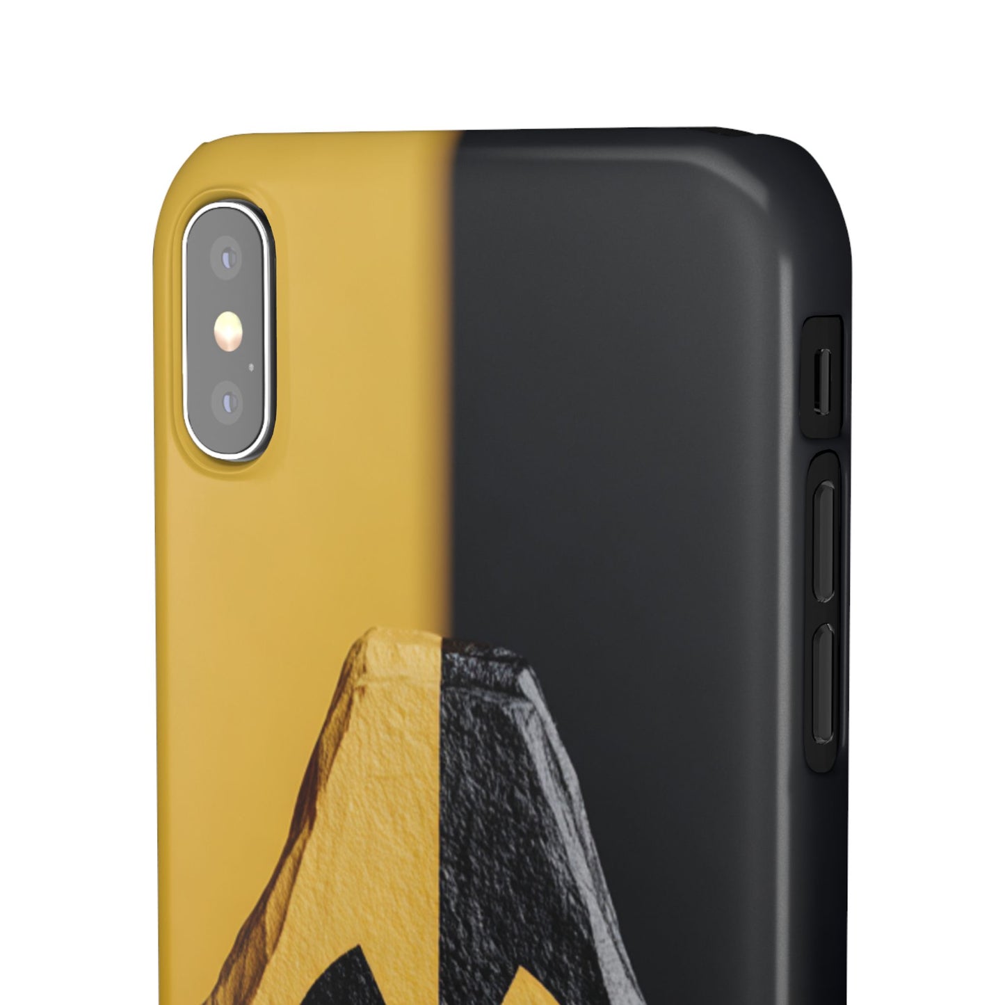 Bold Graphic Snap Case, Radiation Symbol Phone Cover, Trendy Phone Accessory, Unique Gift for Tech Lovers, Stylish Mobile Case