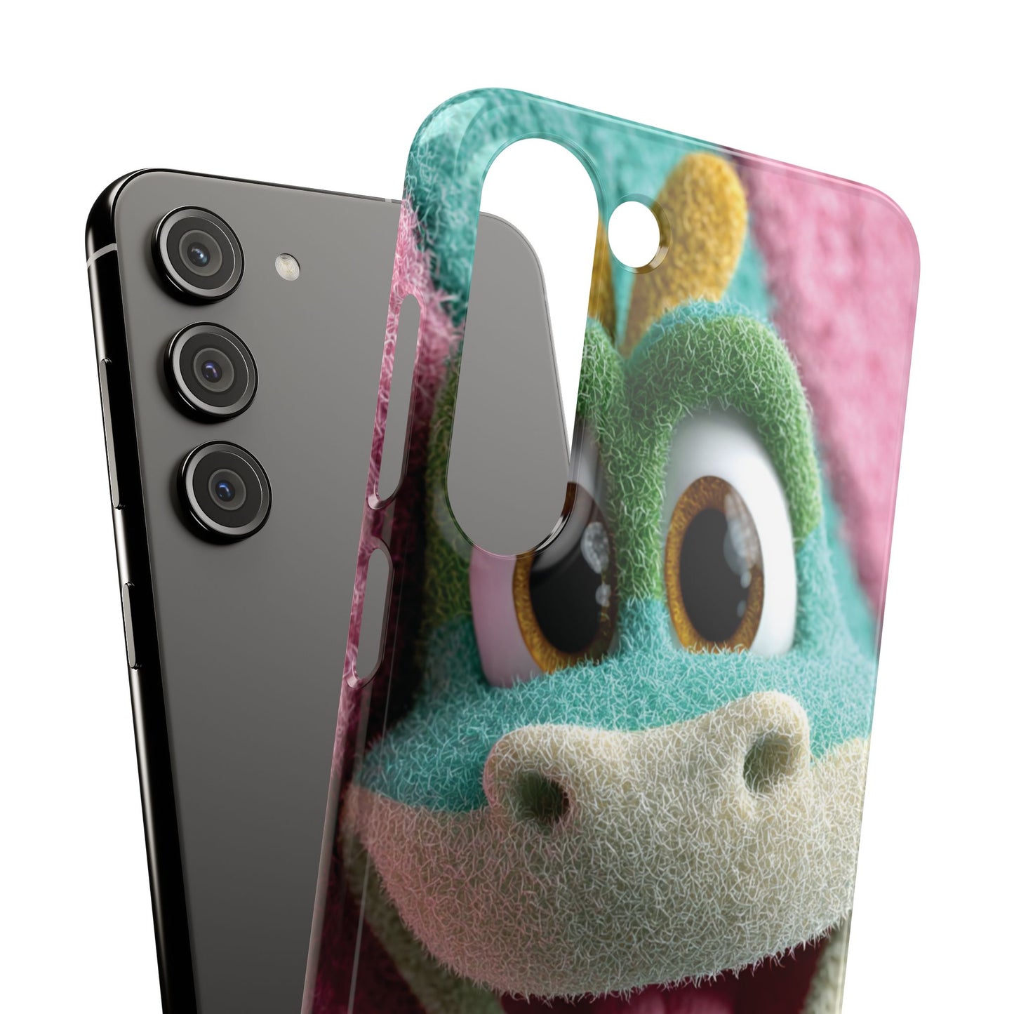 Fun Dino Snap Case for Kids | Cute Phone Cover | Colorful Mobile Accessory | Birthday Gift | Child's Tech Style
