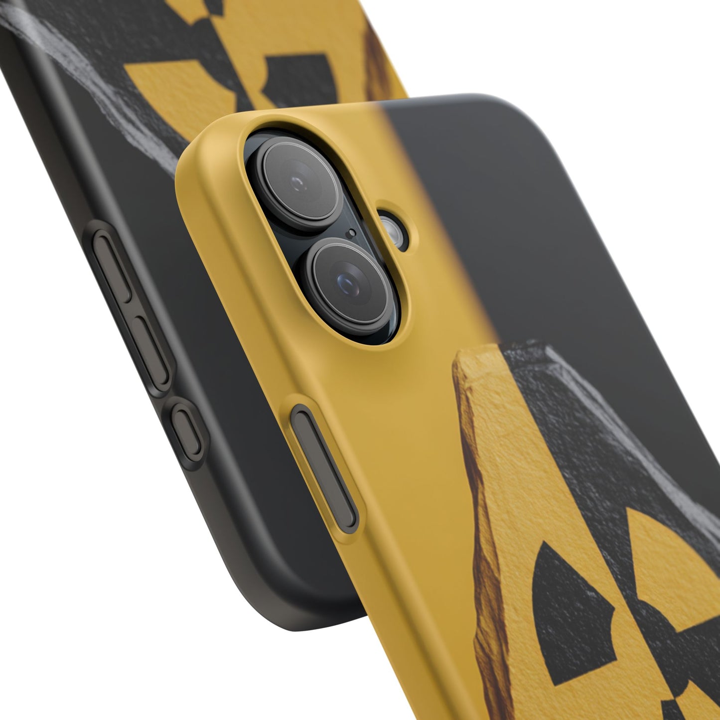Bold Graphic Snap Case, Radiation Symbol Phone Cover, Trendy Phone Accessory, Unique Gift for Tech Lovers, Stylish Mobile Case