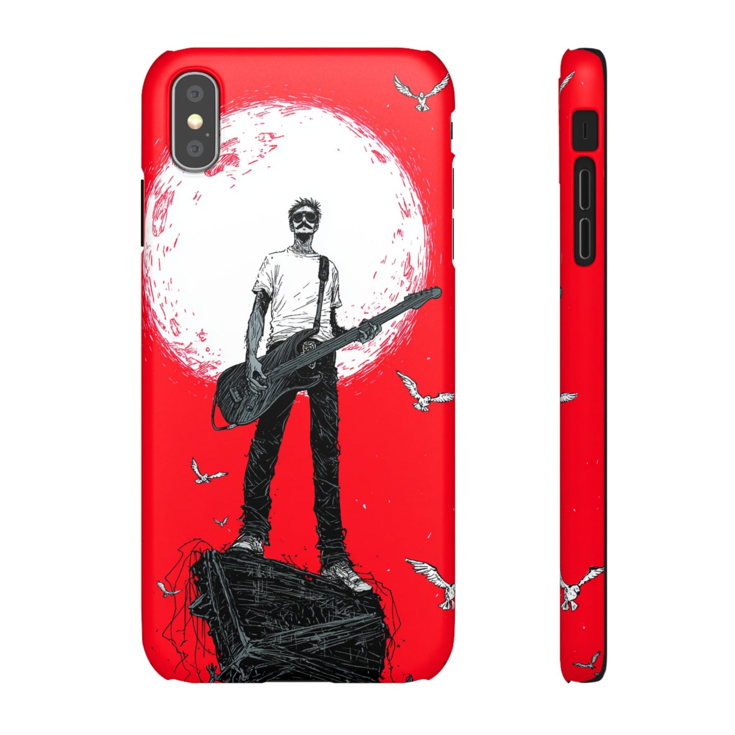 Rock & Roll Snap Cases - Music Lover's Phone Protection, Edgy Art, Gift for Guitarists, Cool Accessory for Teens
